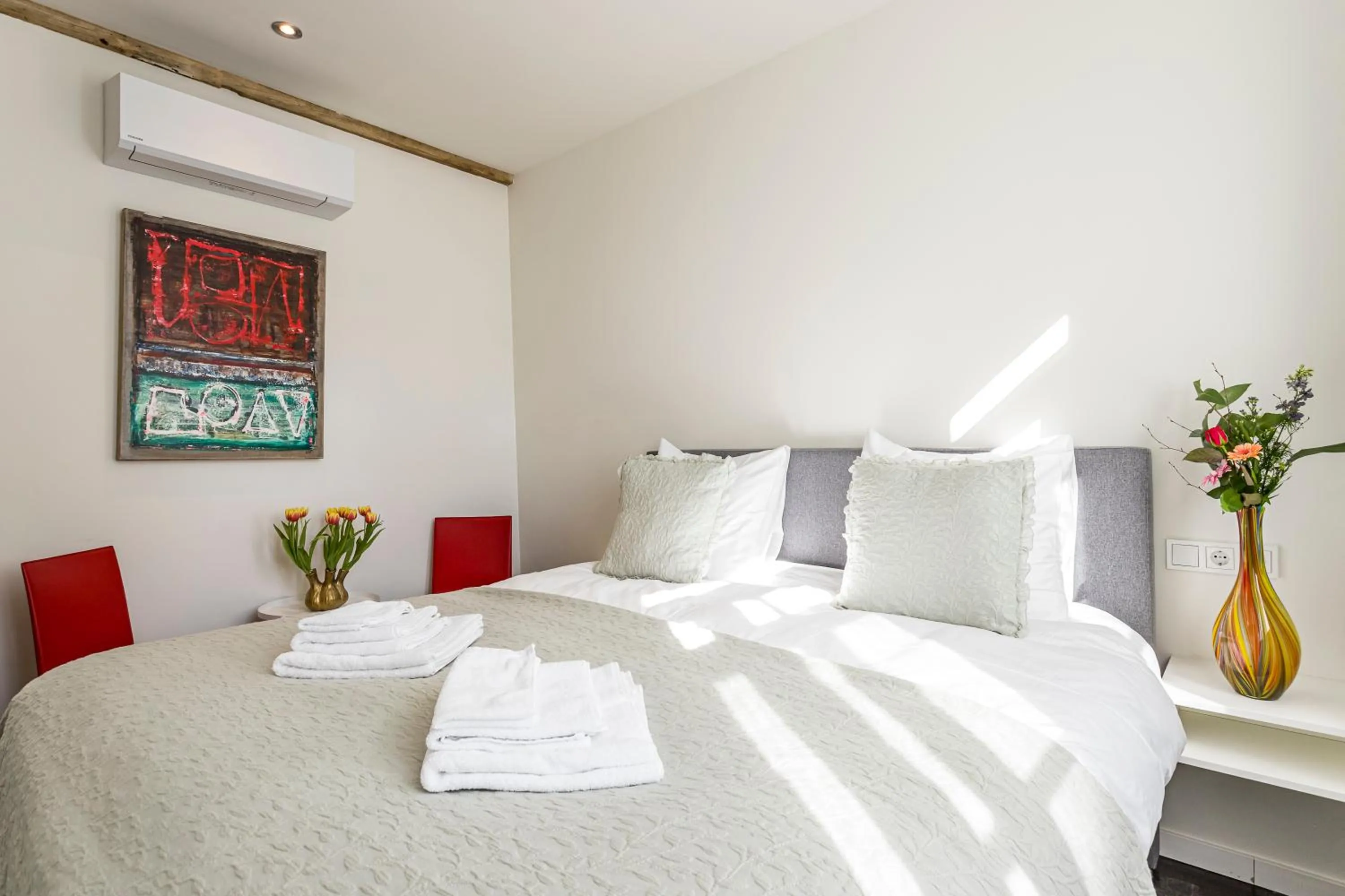 Bedroom, Bed in B&B Gracht 62