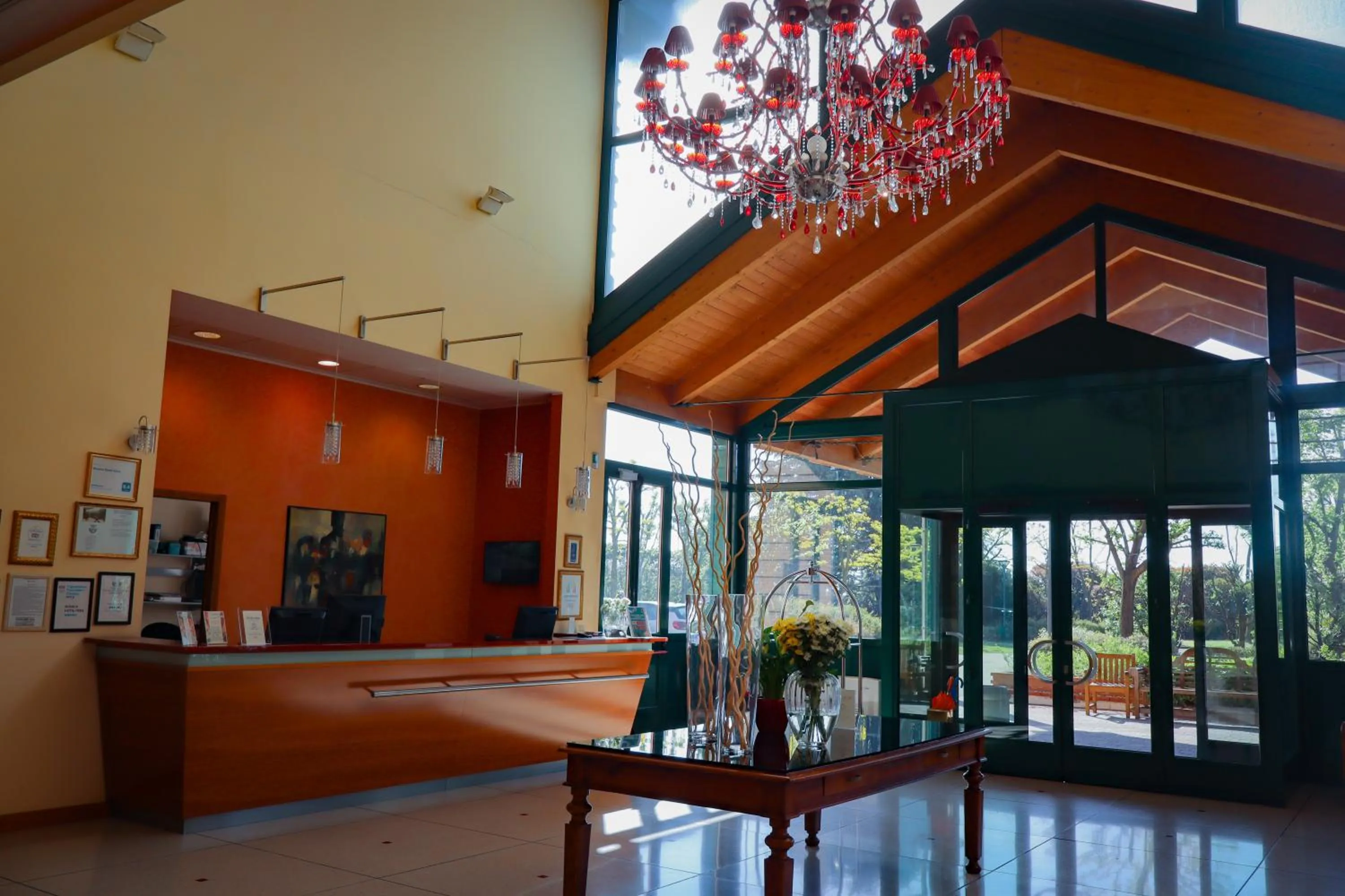 Lobby or reception in Monica Hotel Fiera