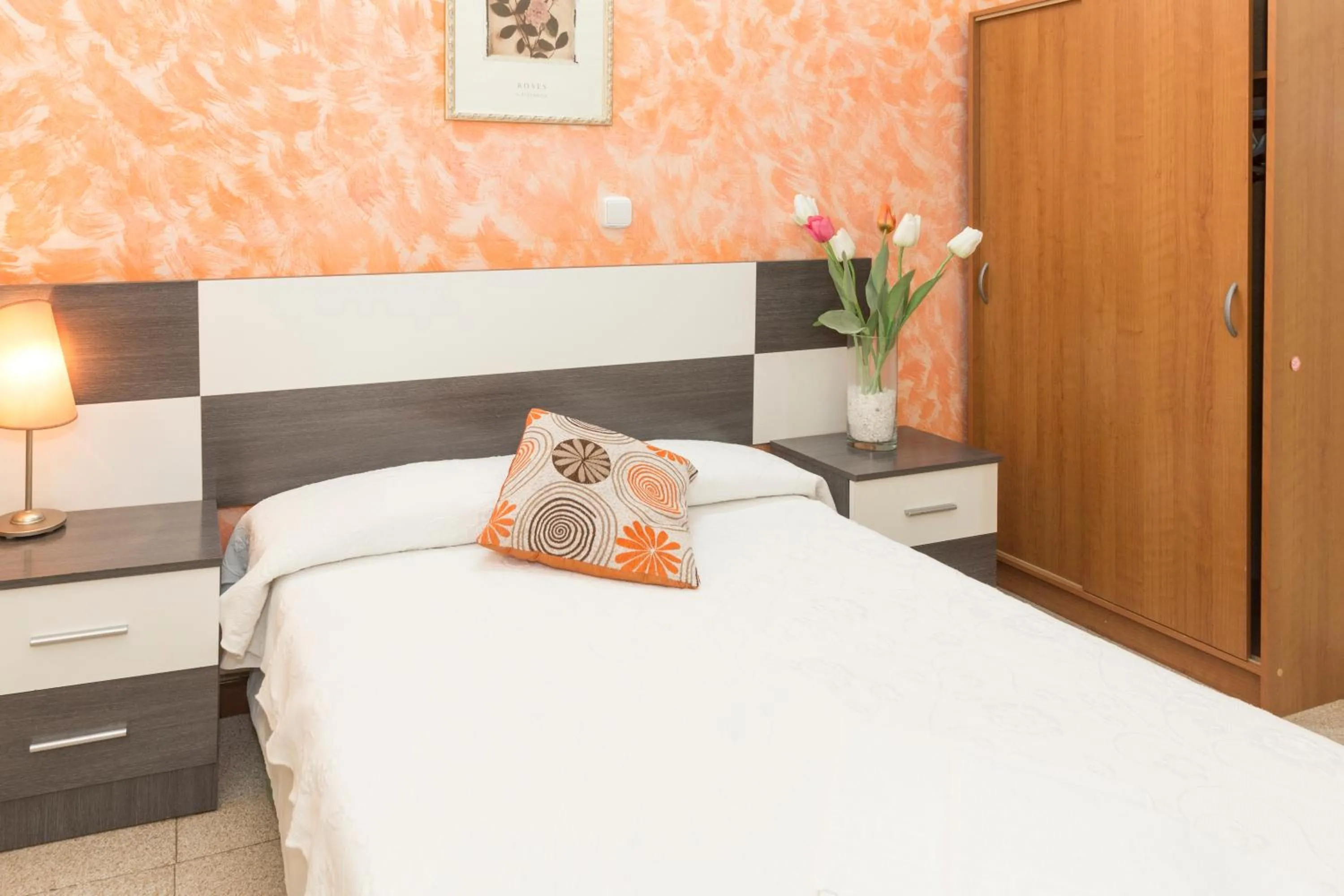 Bed in Pensión Dani