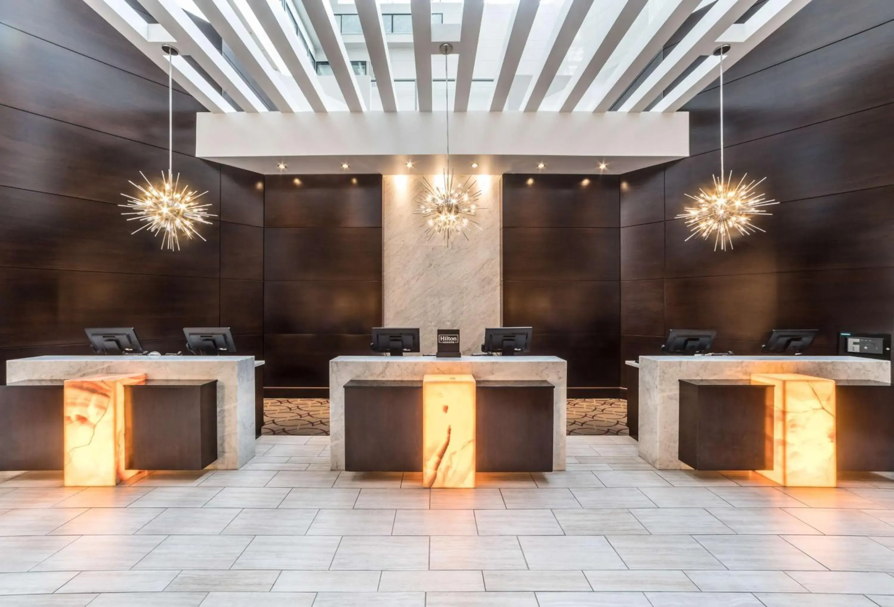 Lobby or reception in Hilton Tampa Downtown Lobby or reception in Hilton Tampa Downtown