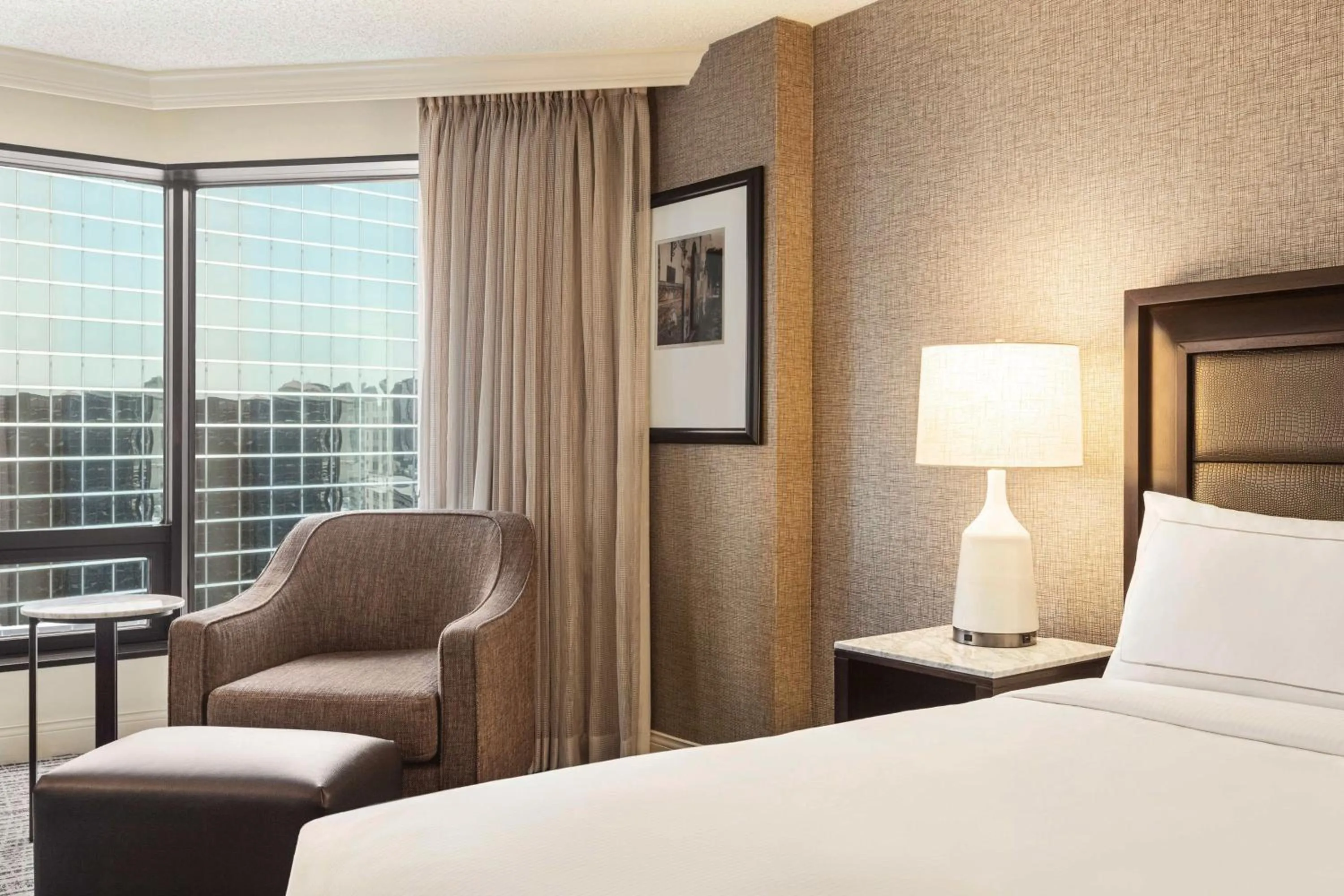 View (from property/room), Bed in Hilton Tampa Downtown