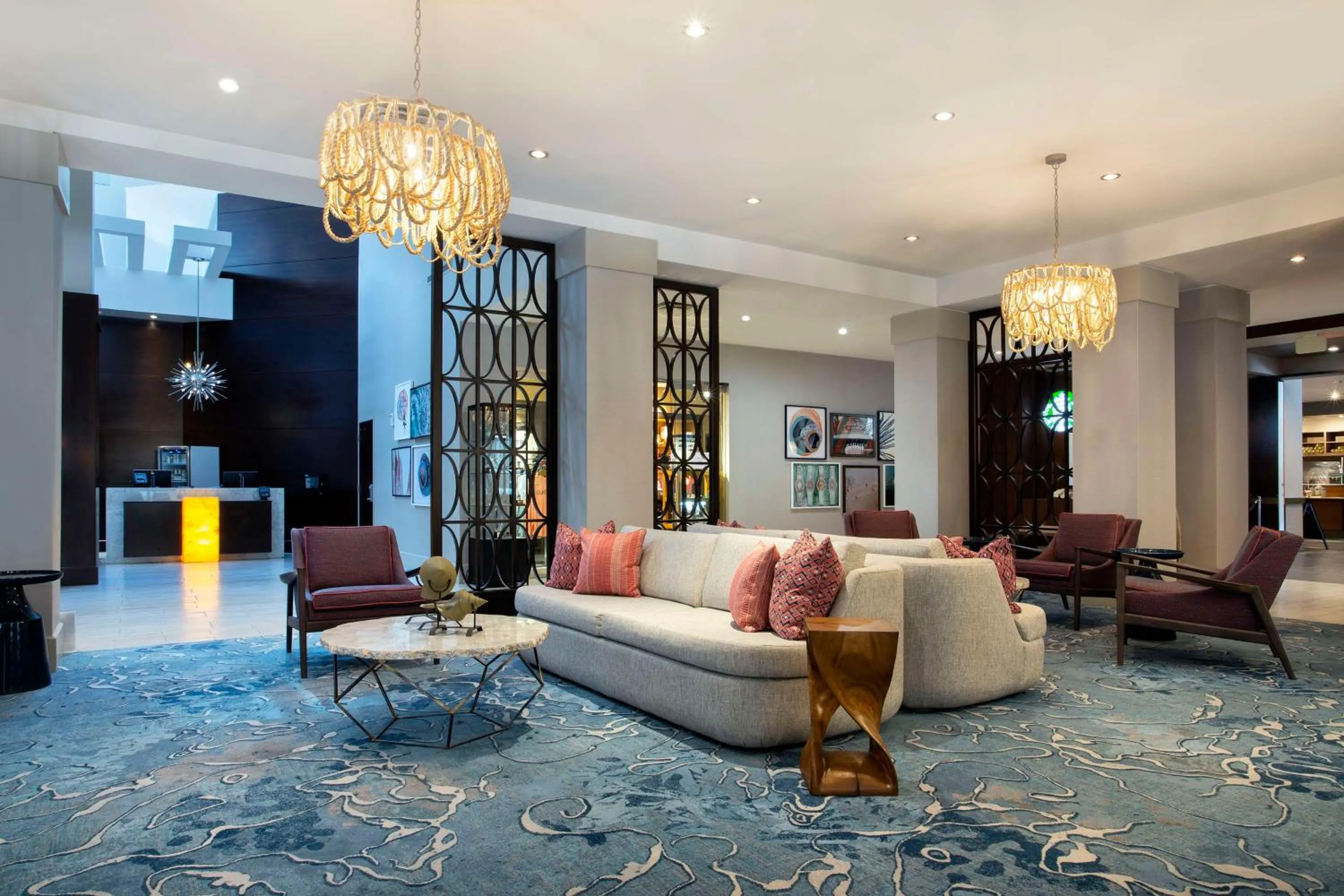 Lobby or reception in Hilton Tampa Downtown