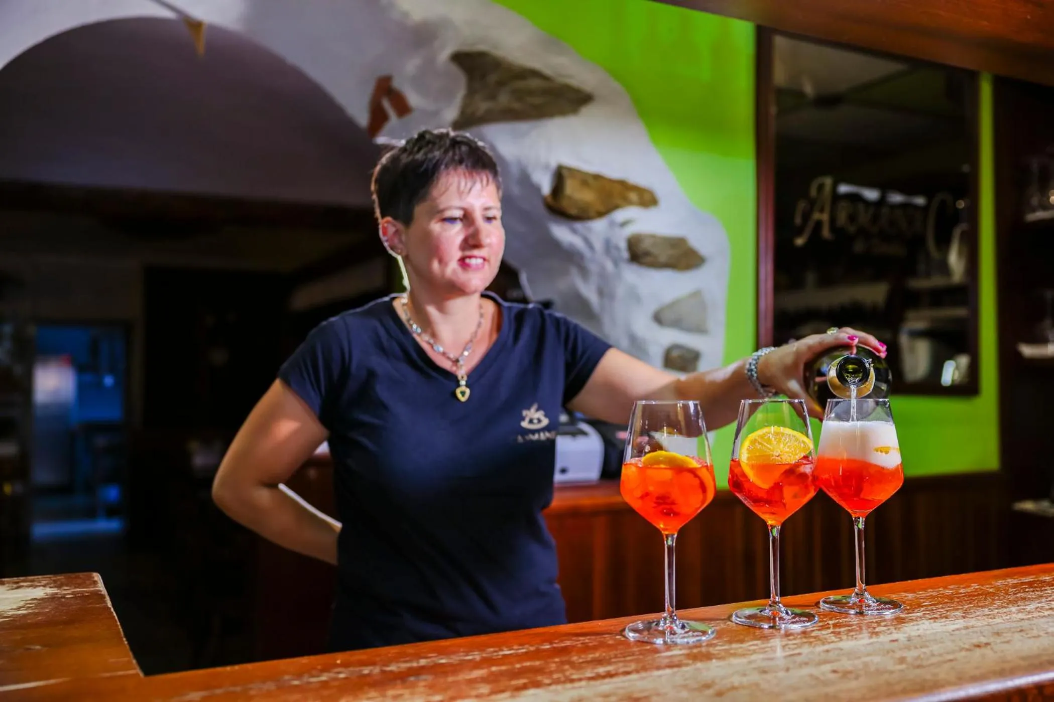 Lounge or bar in Hotel&Restaurant Armanac de Toubïe