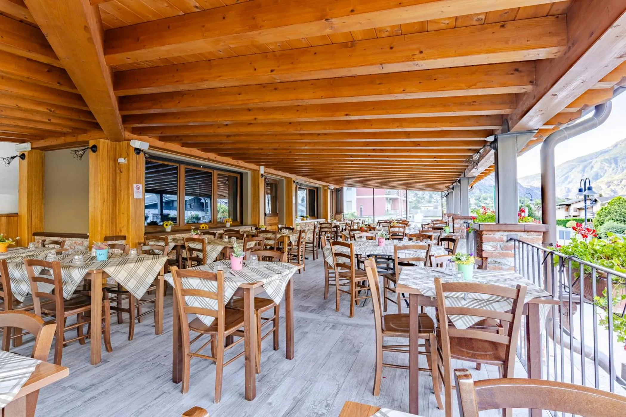 Balcony/Terrace in Hotel&Restaurant Armanac de Toubïe