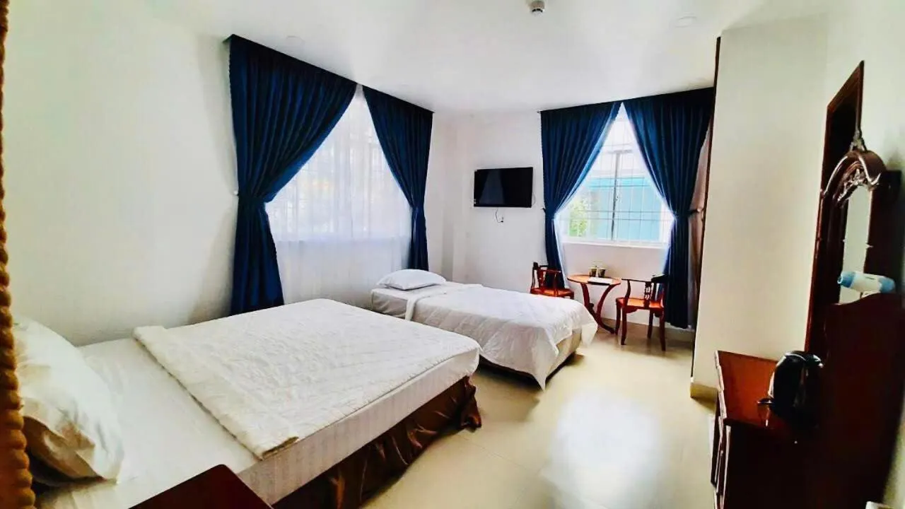 Bed in Khách sạn Tuyết Hiển