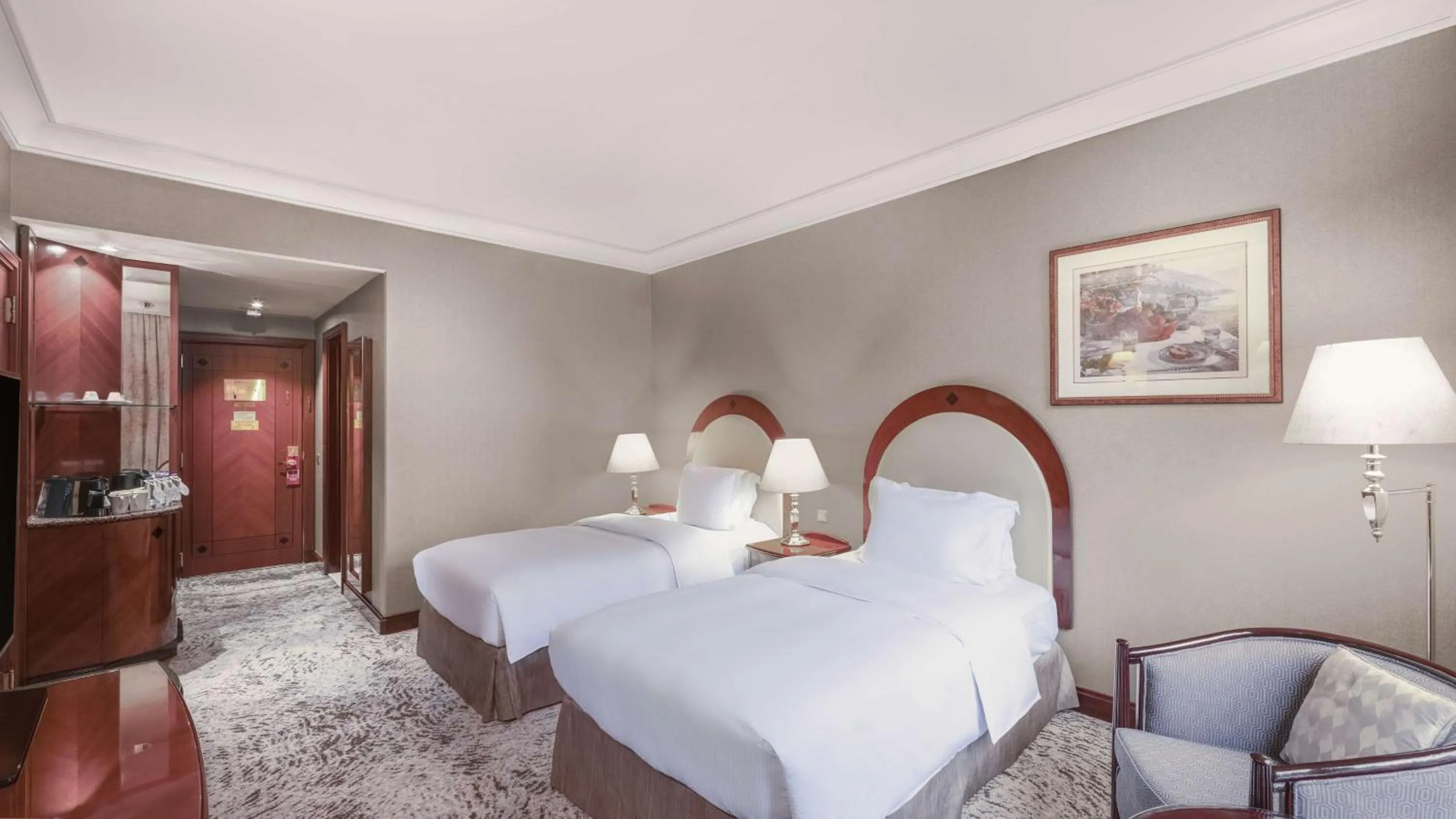 Bed in Madinah Hilton Hotel