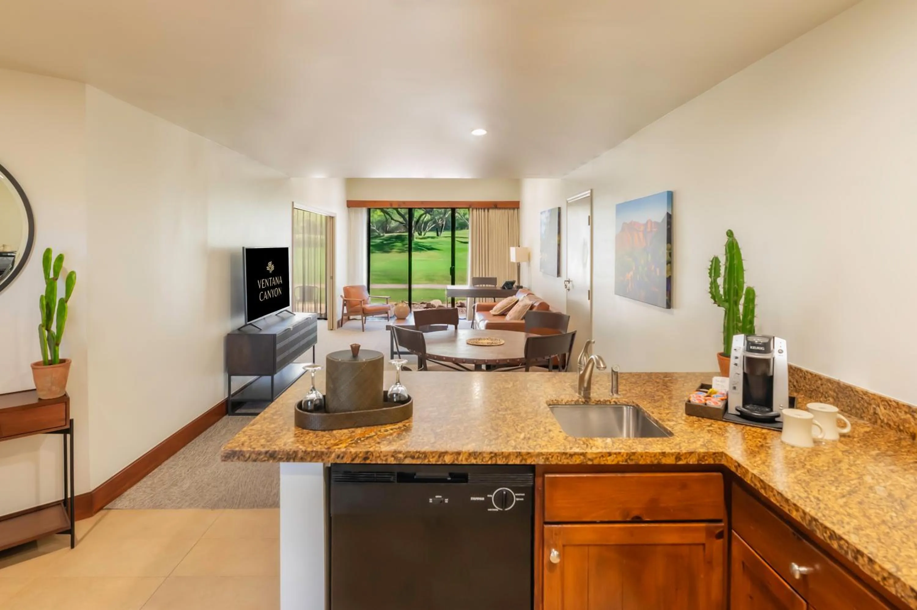 Seating area in Ventana Canyon Club and Lodge
