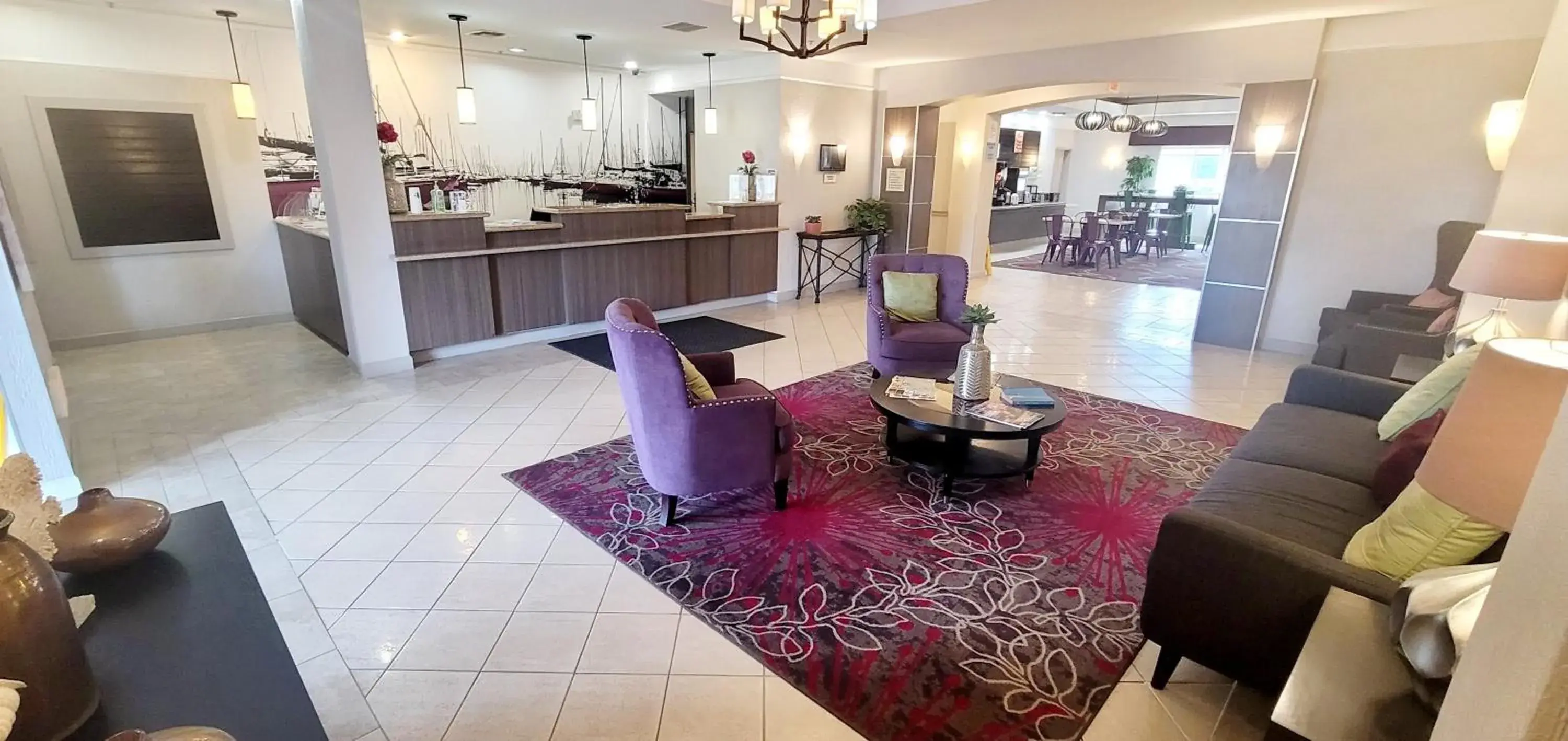 Lobby or reception in Kemah Edgewater Hotel, SureStay Collection by Best Western Lobby or reception in Kemah Edgewater Hotel, SureStay Collection by Best Western