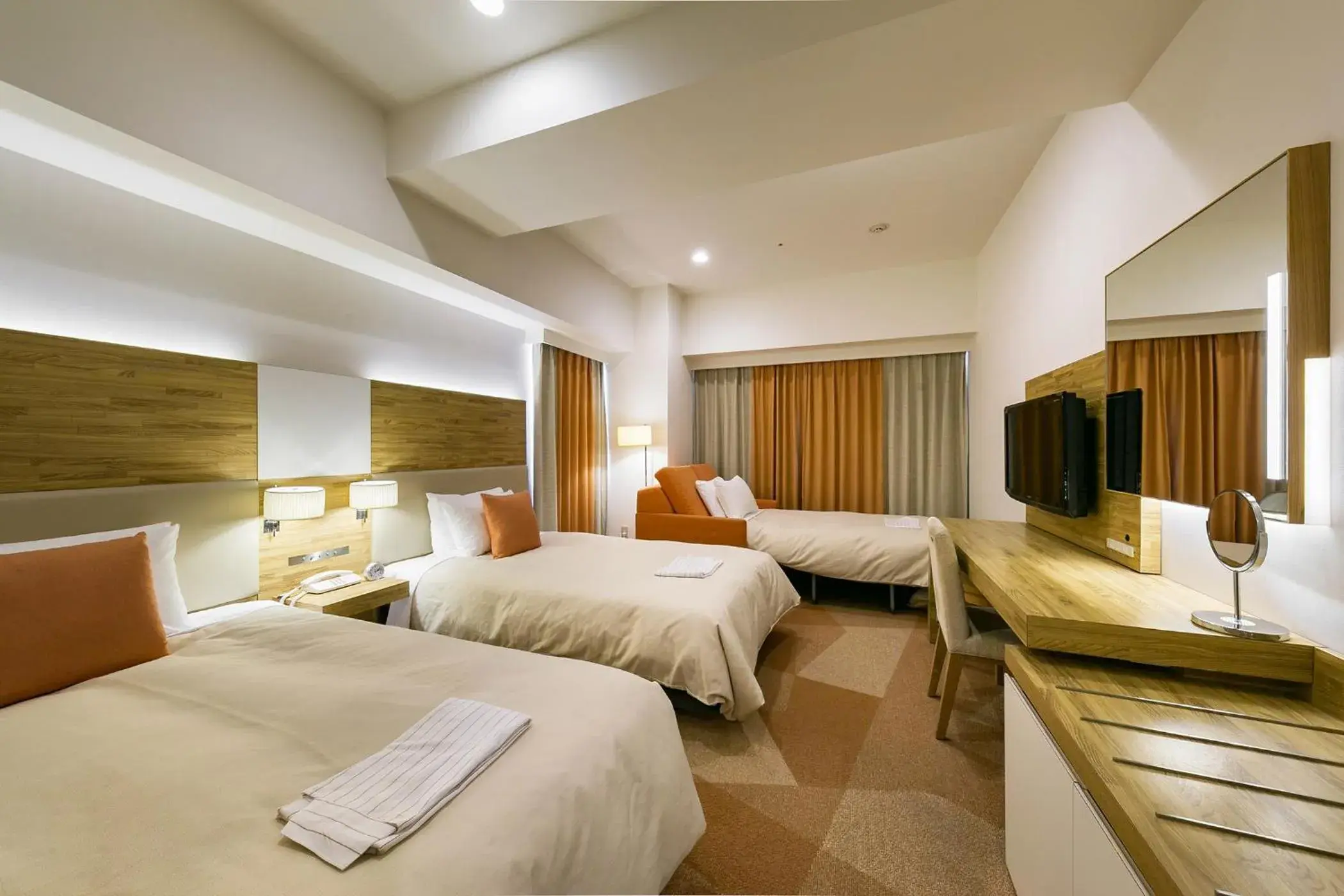 Photo of the whole room, Bed in Sotetsu Fresa Inn Nagano-Zenkojiguchi Photo of the whole room, Bed in Sotetsu Fresa Inn Nagano-Zenkojiguchi