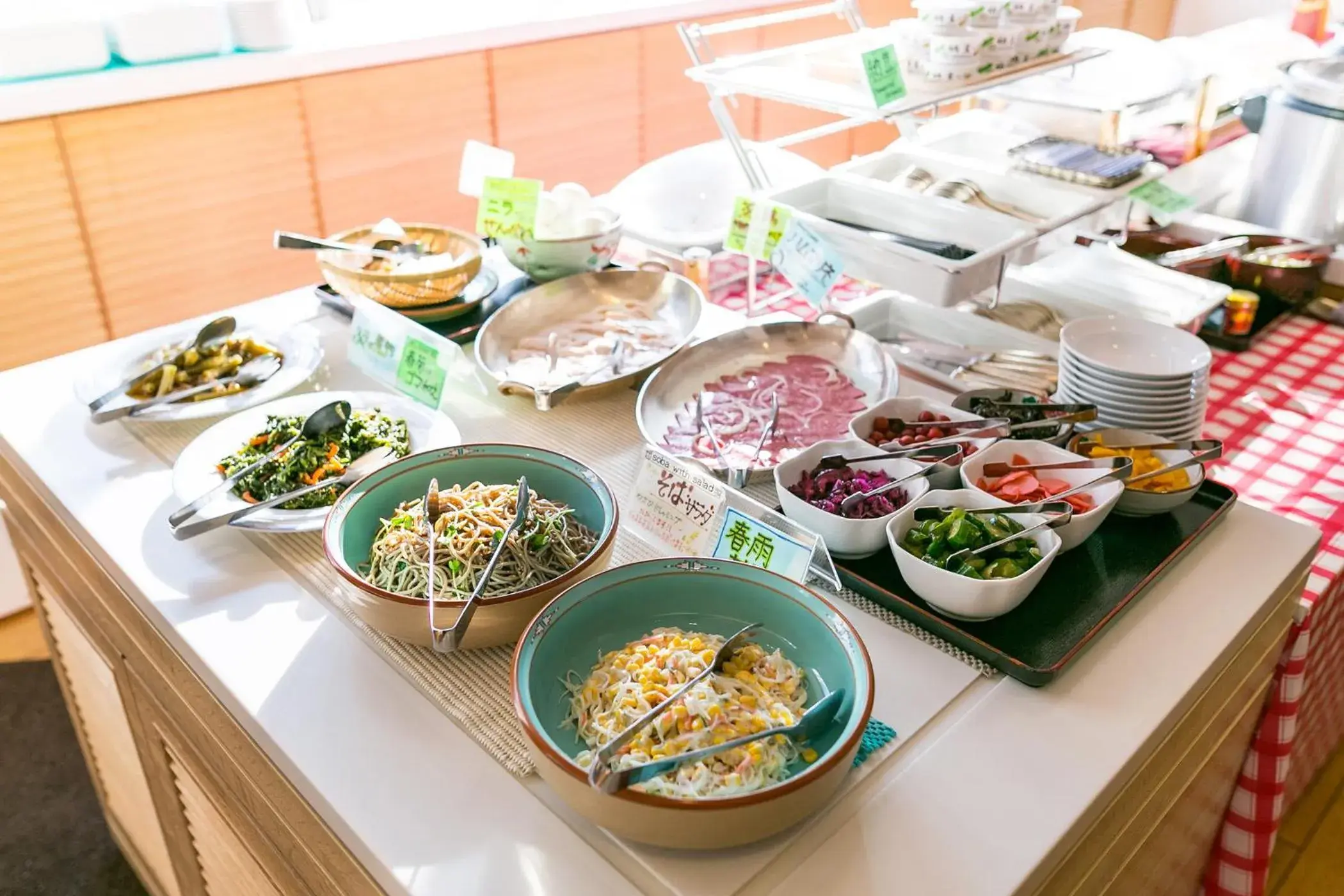 Buffet breakfast in Sotetsu Fresa Inn Nagano-Zenkojiguchi Buffet breakfast in Sotetsu Fresa Inn Nagano-Zenkojiguchi