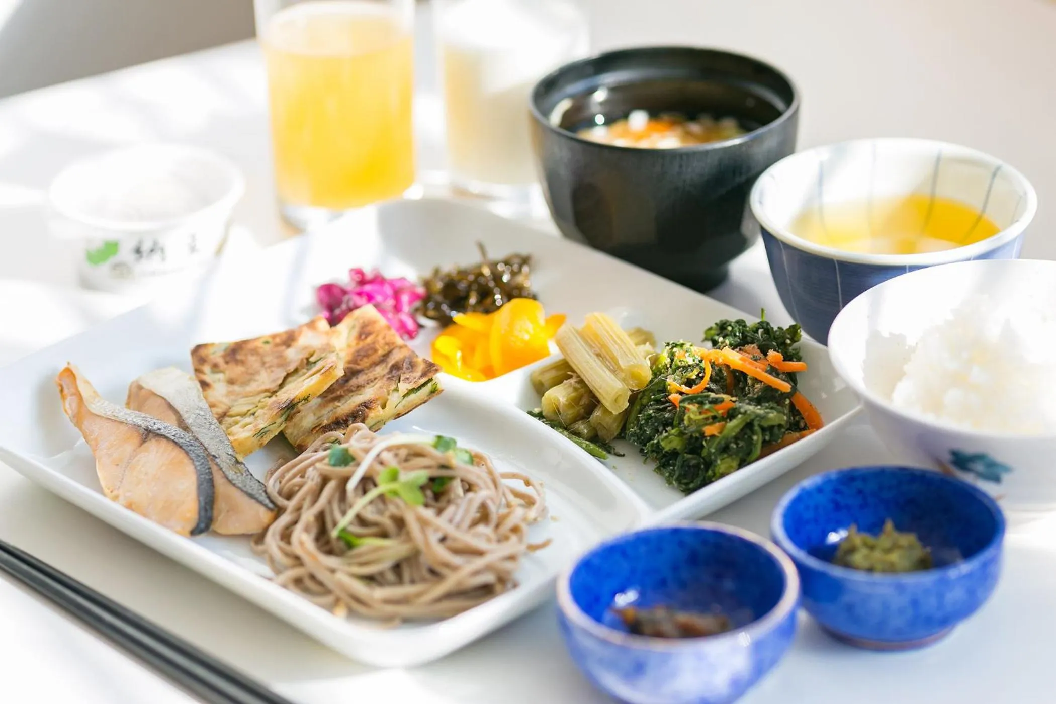 Buffet breakfast in Sotetsu Fresa Inn Nagano-Zenkojiguchi