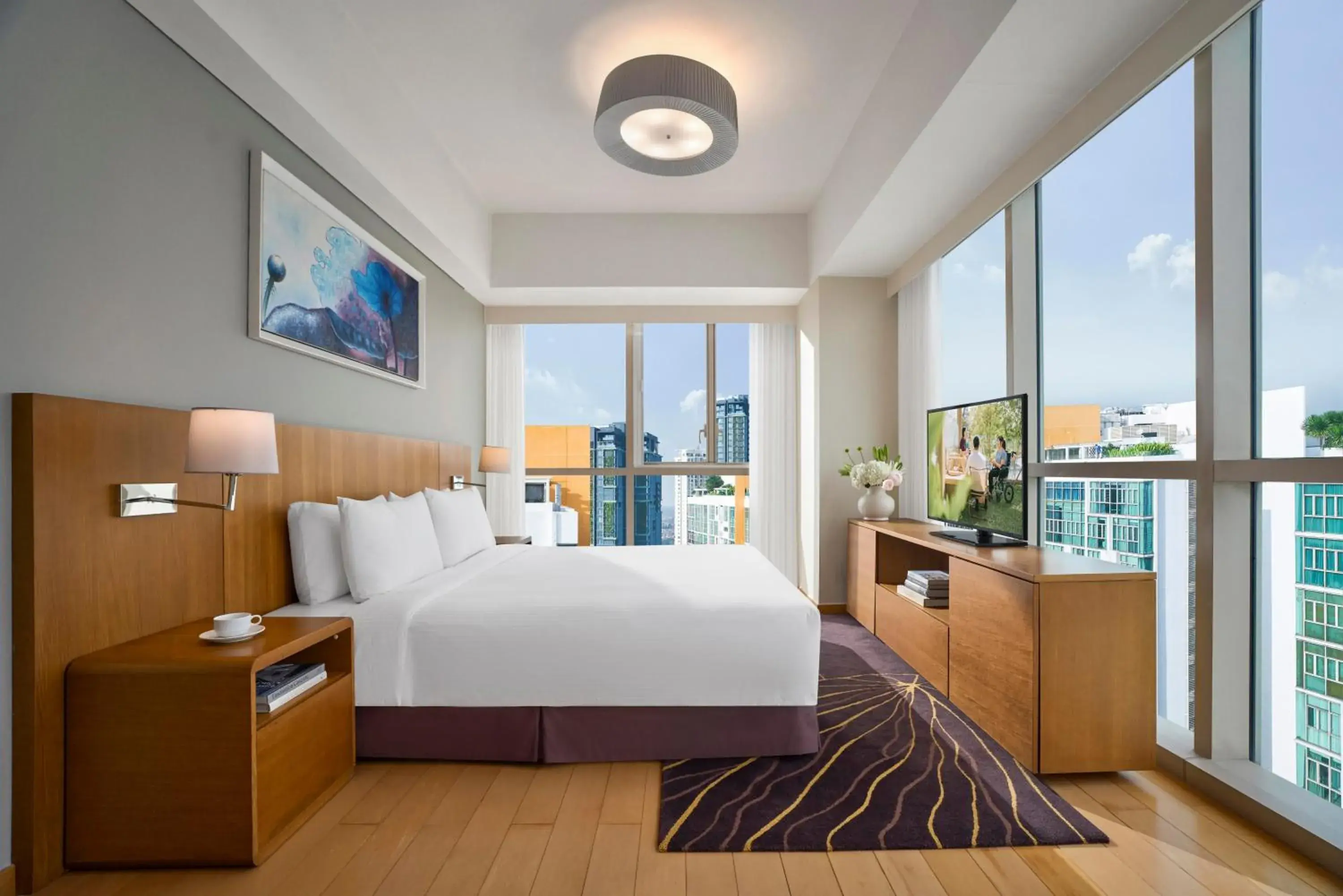 Bedroom, Bed in Somerset Vista Ho Chi Minh City Bedroom, Bed in Somerset Vista Ho Chi Minh City