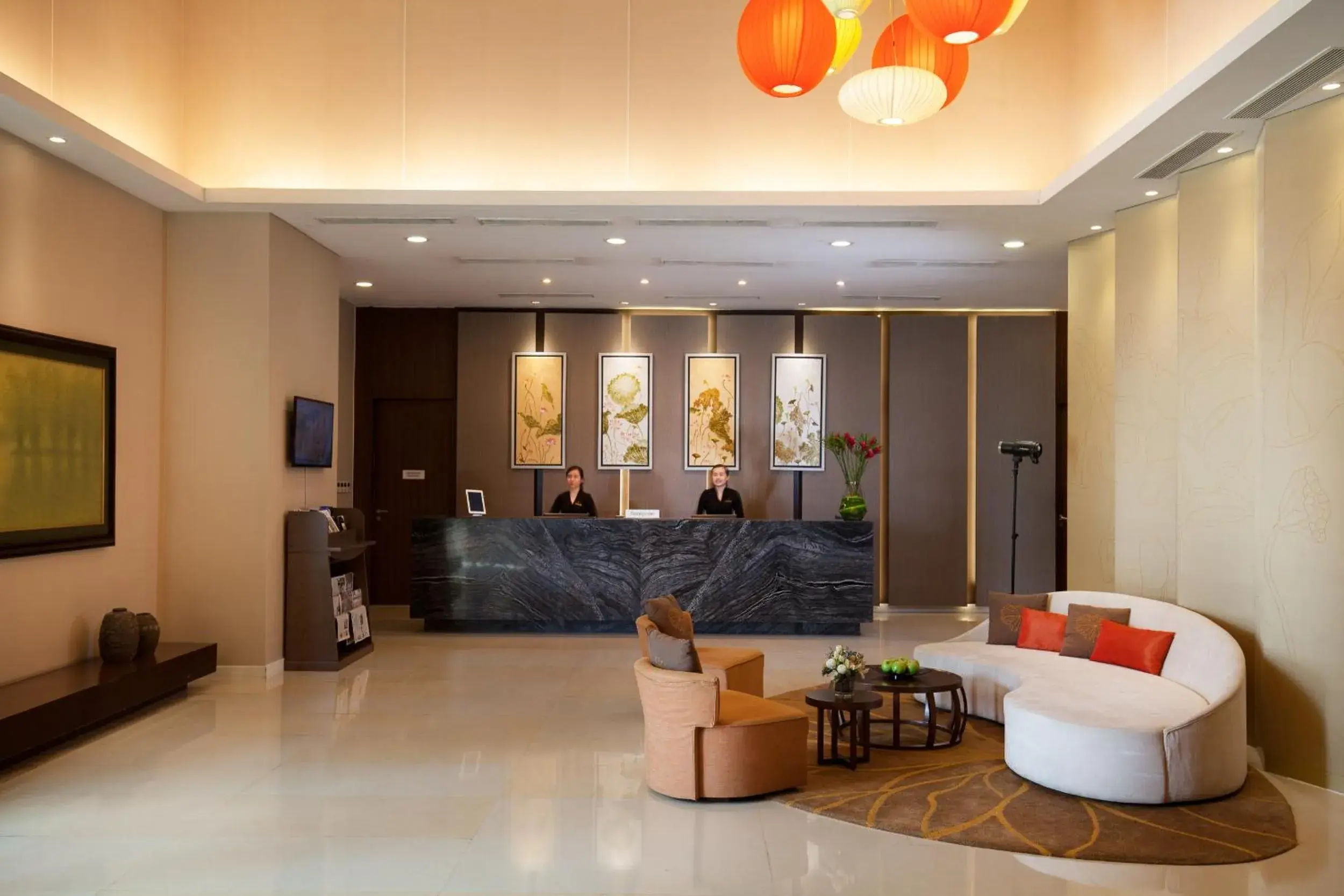 Lobby or reception in Somerset Vista Ho Chi Minh City Lobby or reception in Somerset Vista Ho Chi Minh City