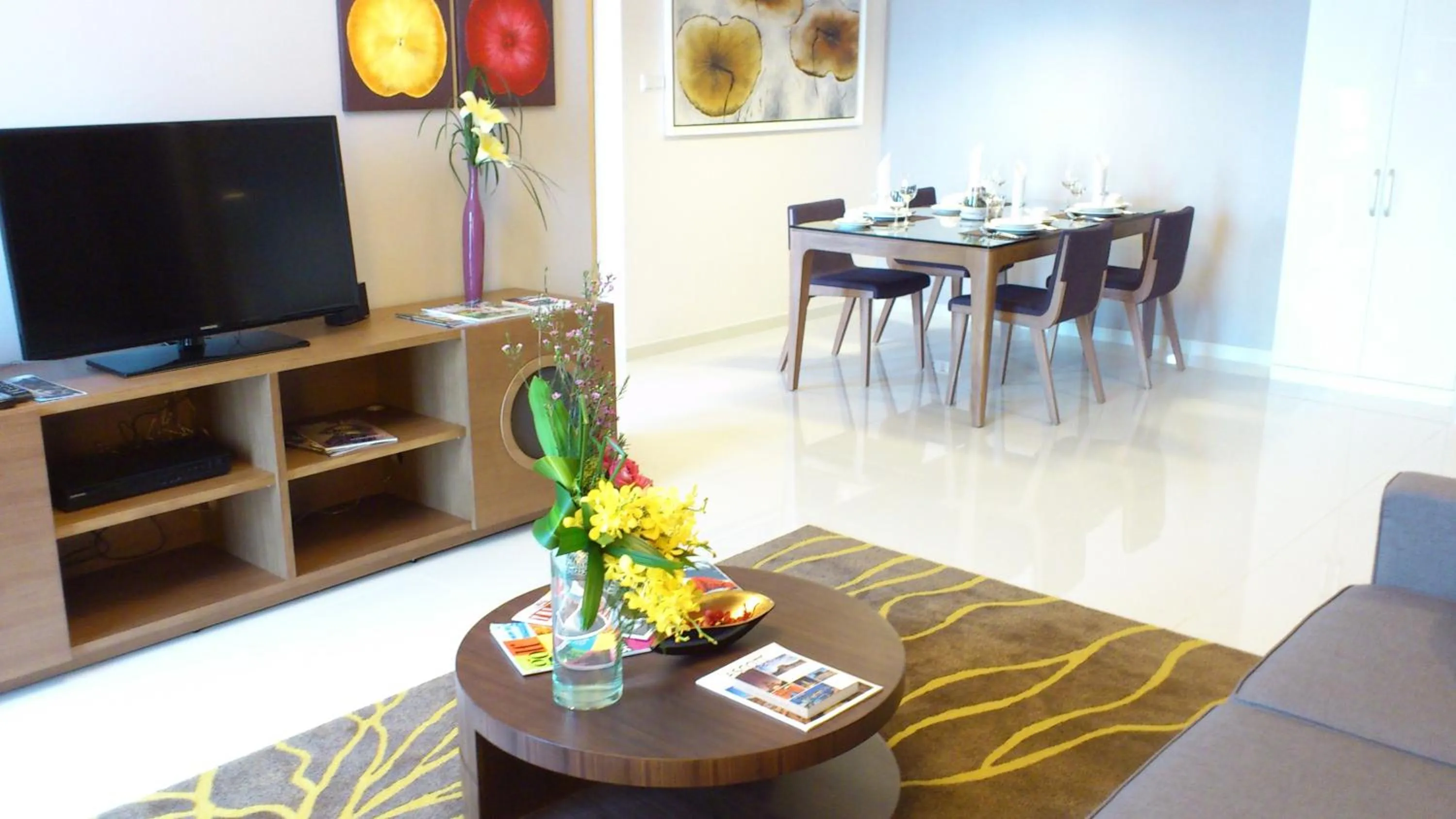 Living room in Somerset Vista Ho Chi Minh City