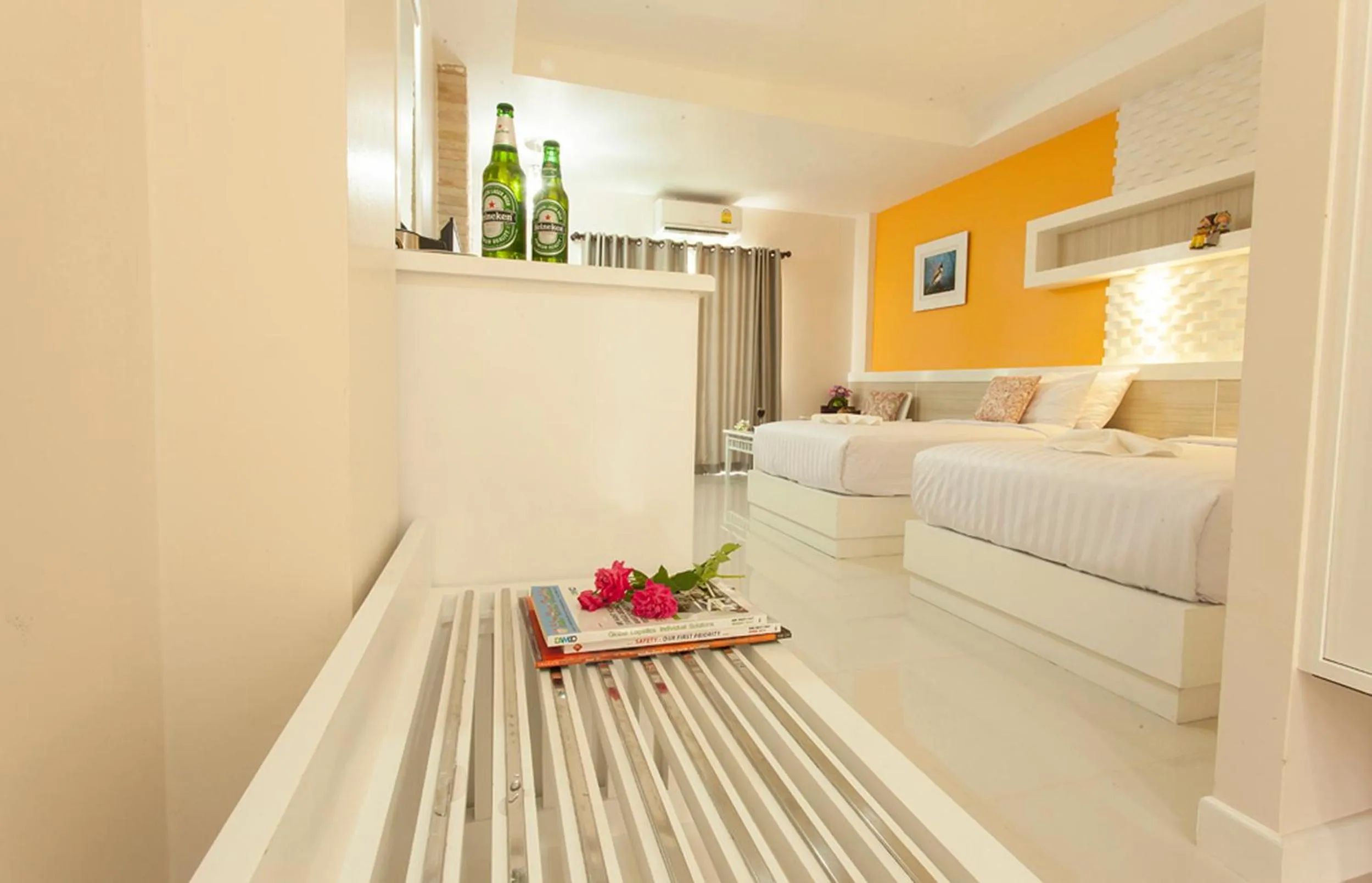 Decorative detail, Bed in Nantrungjai Boutique Hotel