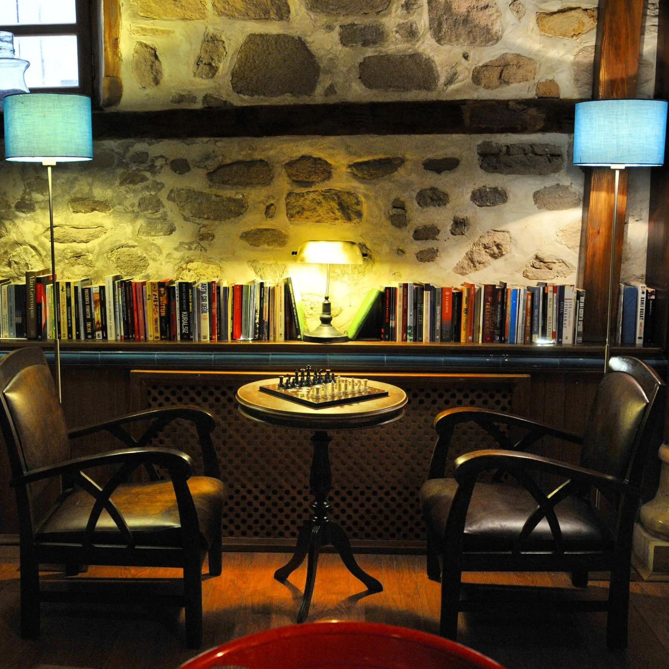 Library in Hich Hotel Konya
