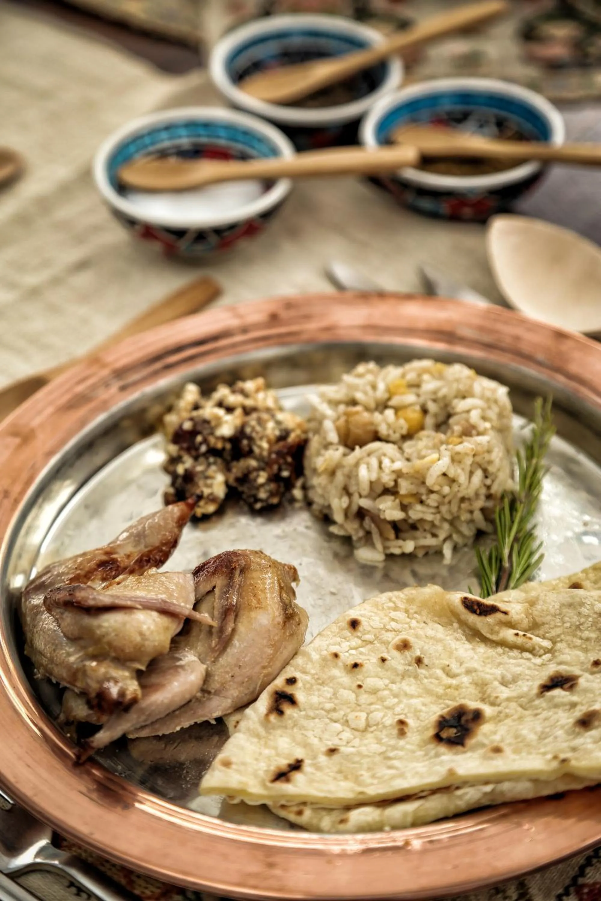 Food close-up in Hich Hotel Konya