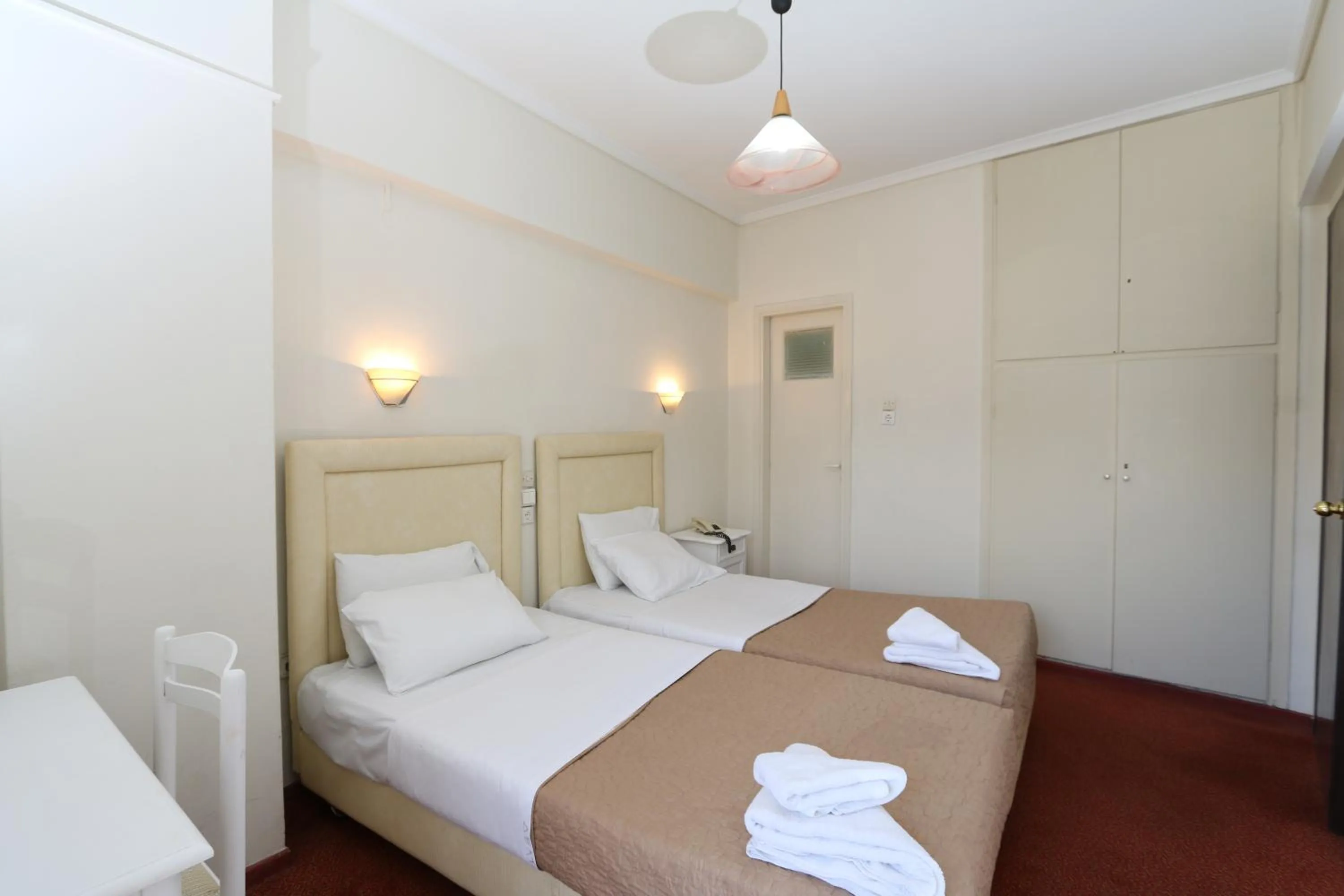 Photo of the whole room, Bed in Athens Delta Hotel