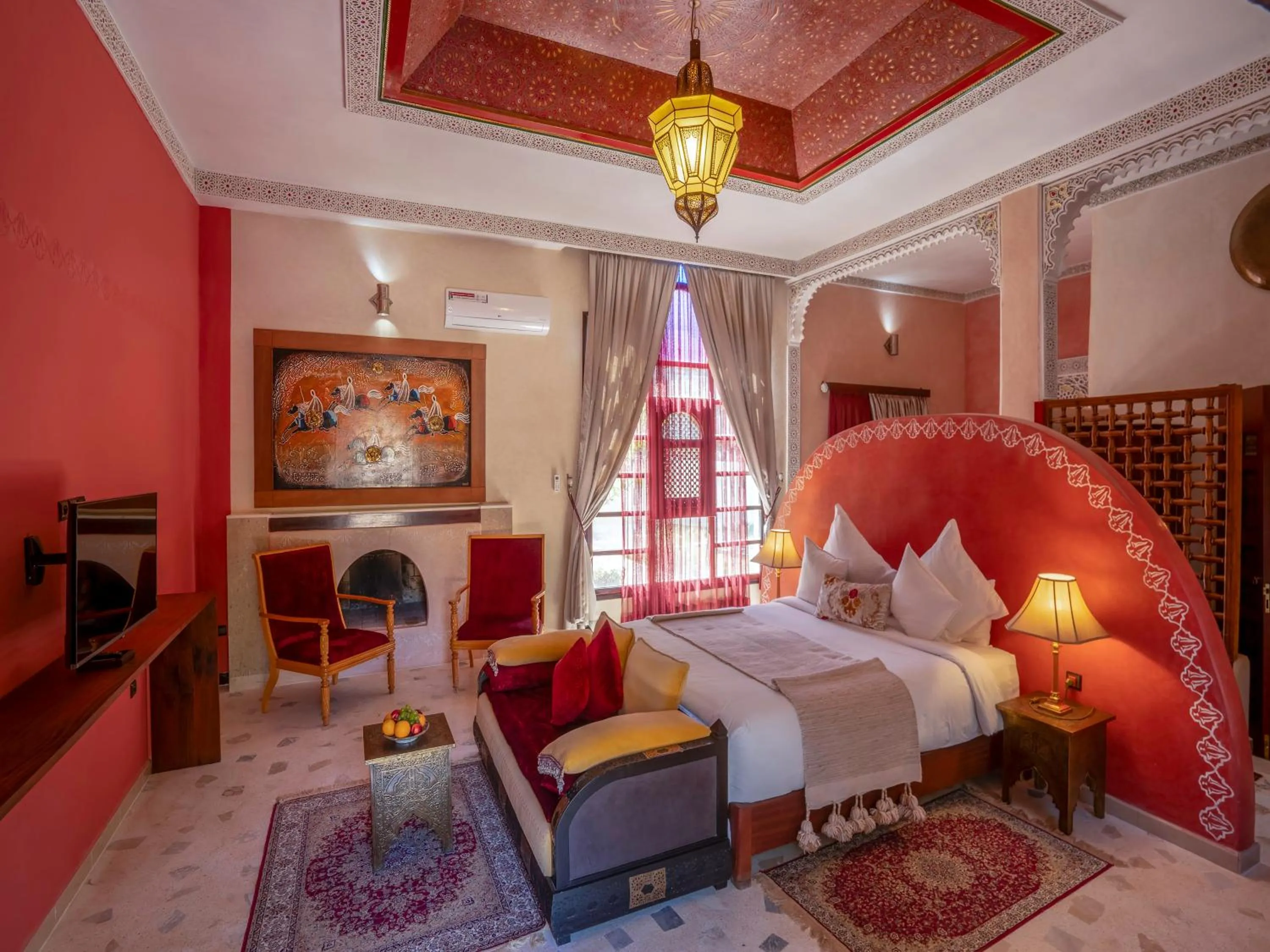 Bed in Clé De Sol Riad & SPA