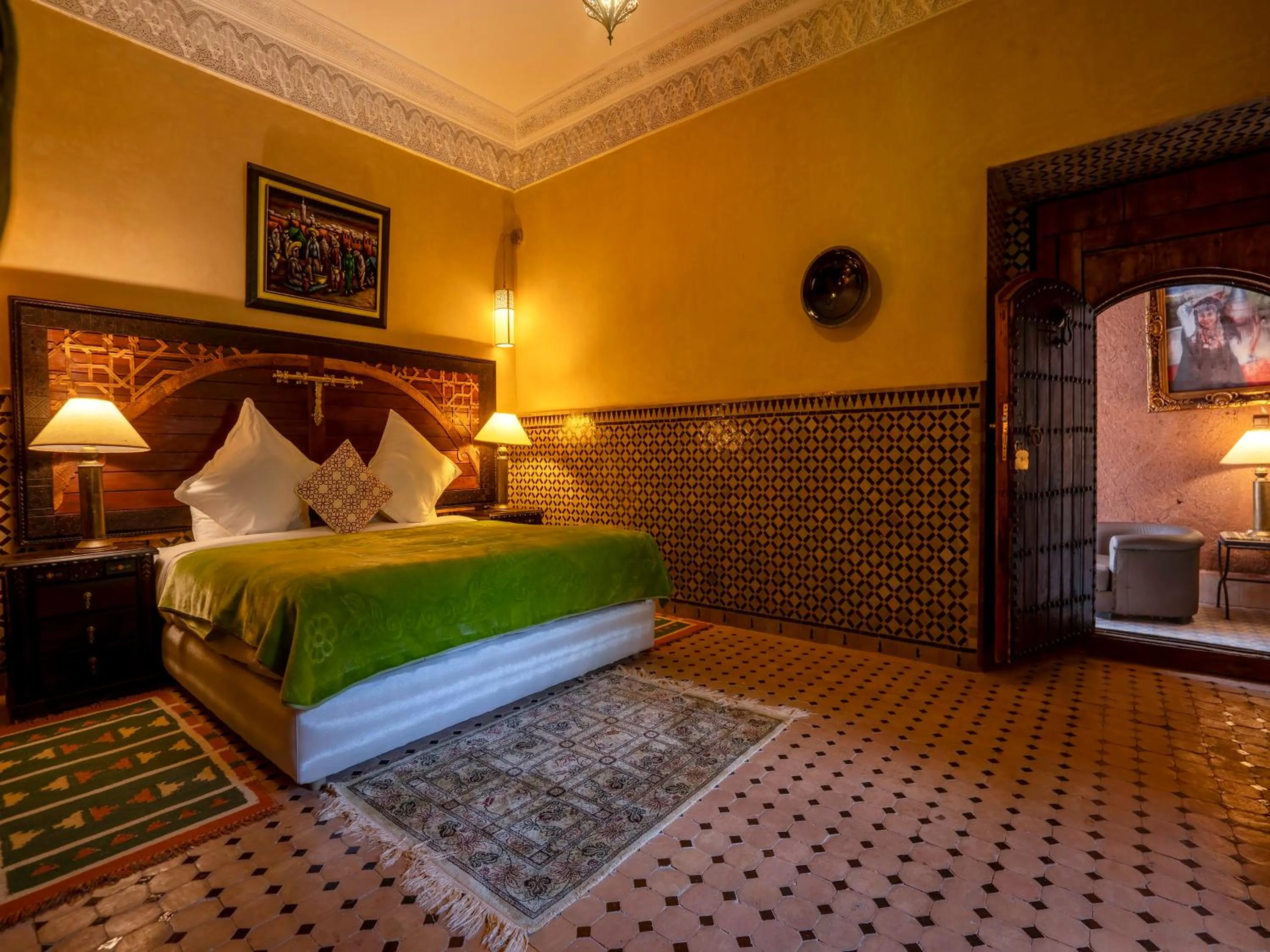 Bedroom, Bed in Clé De Sol Riad & SPA