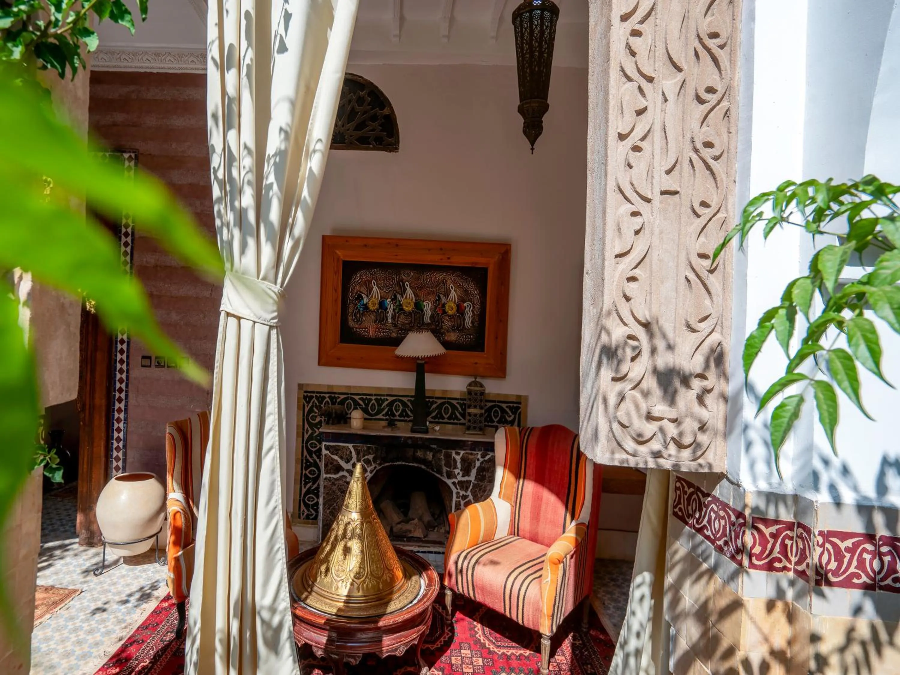 Living room in Clé De Sol Riad & SPA