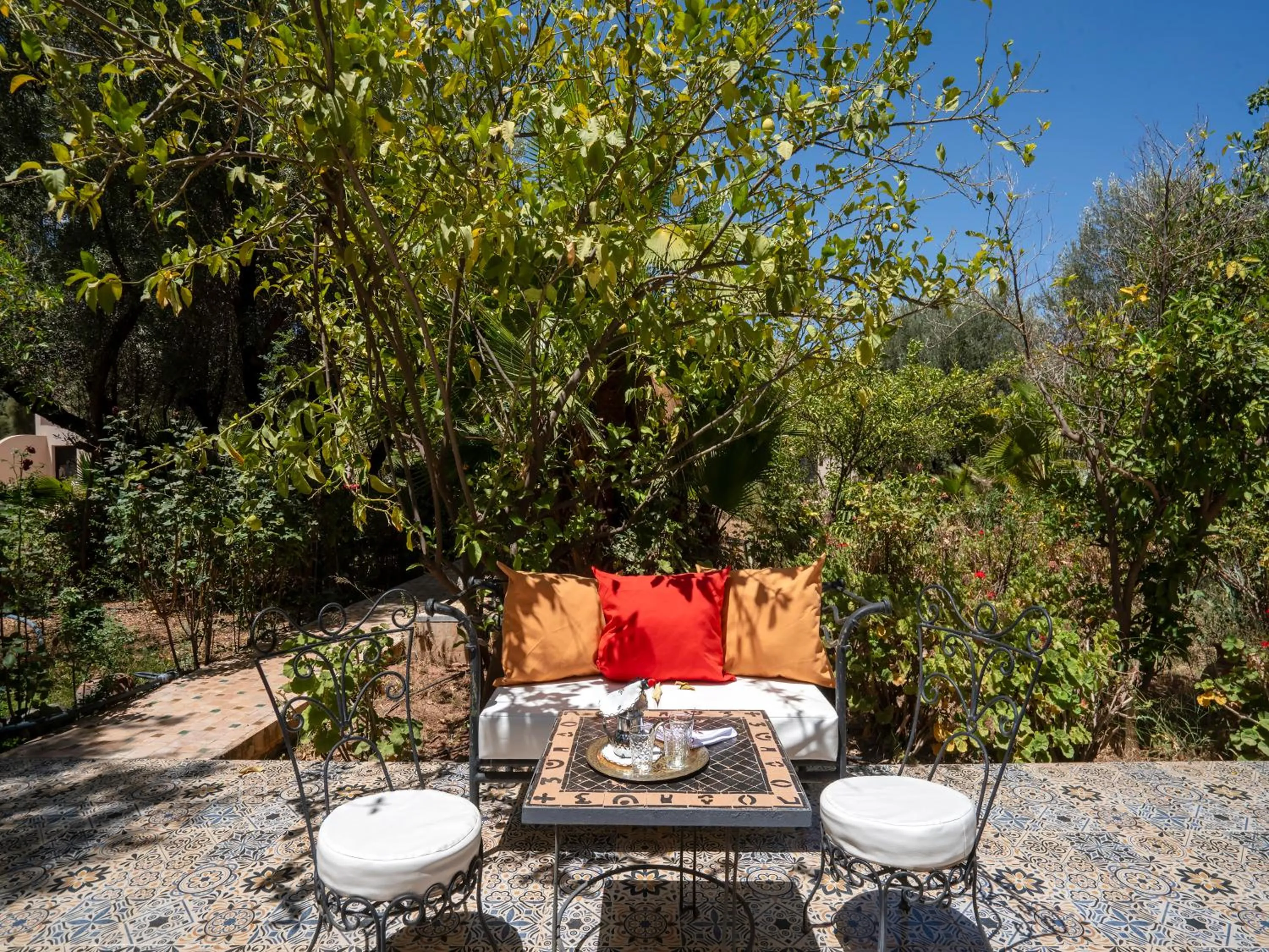 Patio in Clé De Sol Riad & SPA