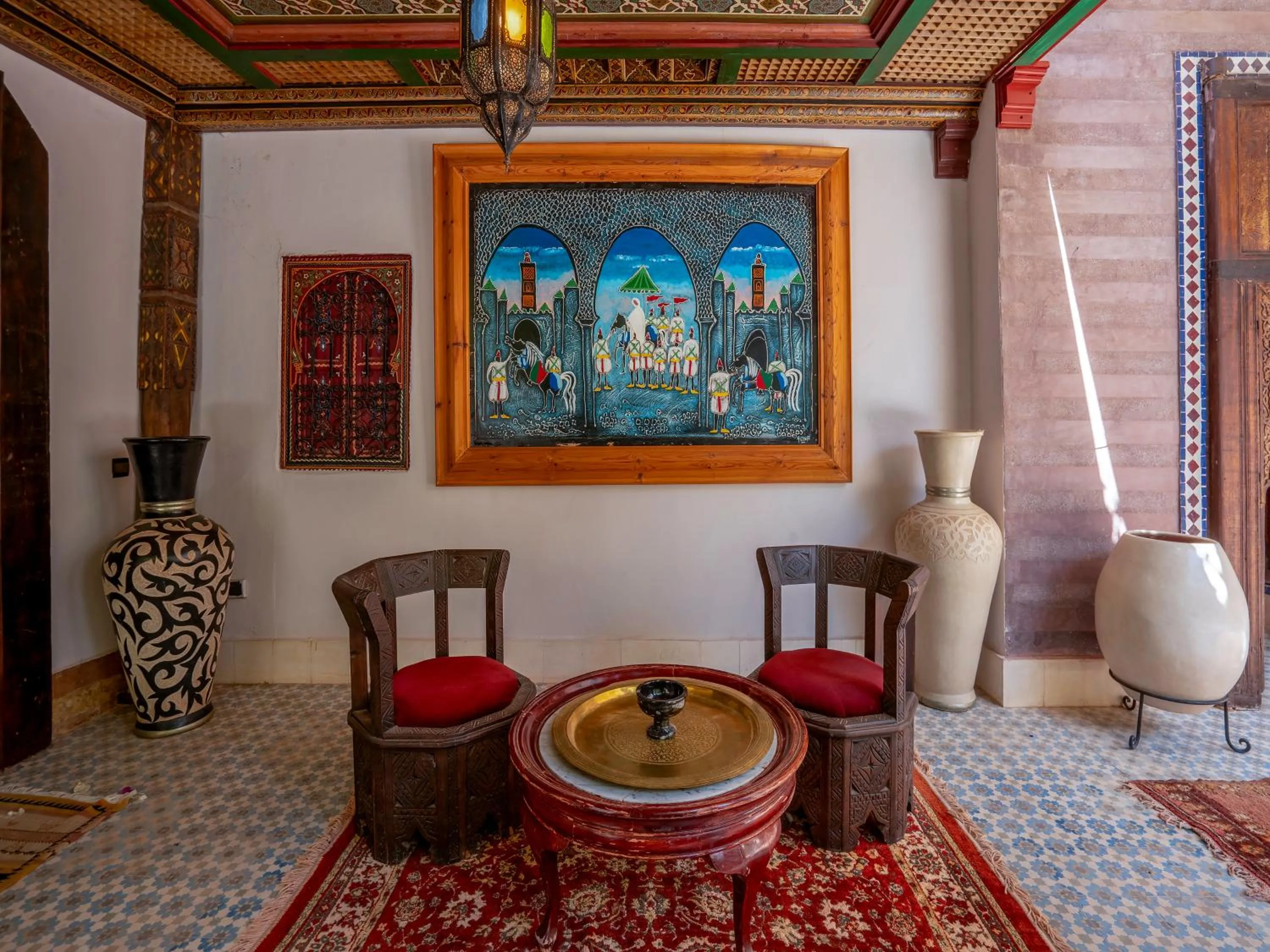 Seating area in Clé De Sol Riad & SPA