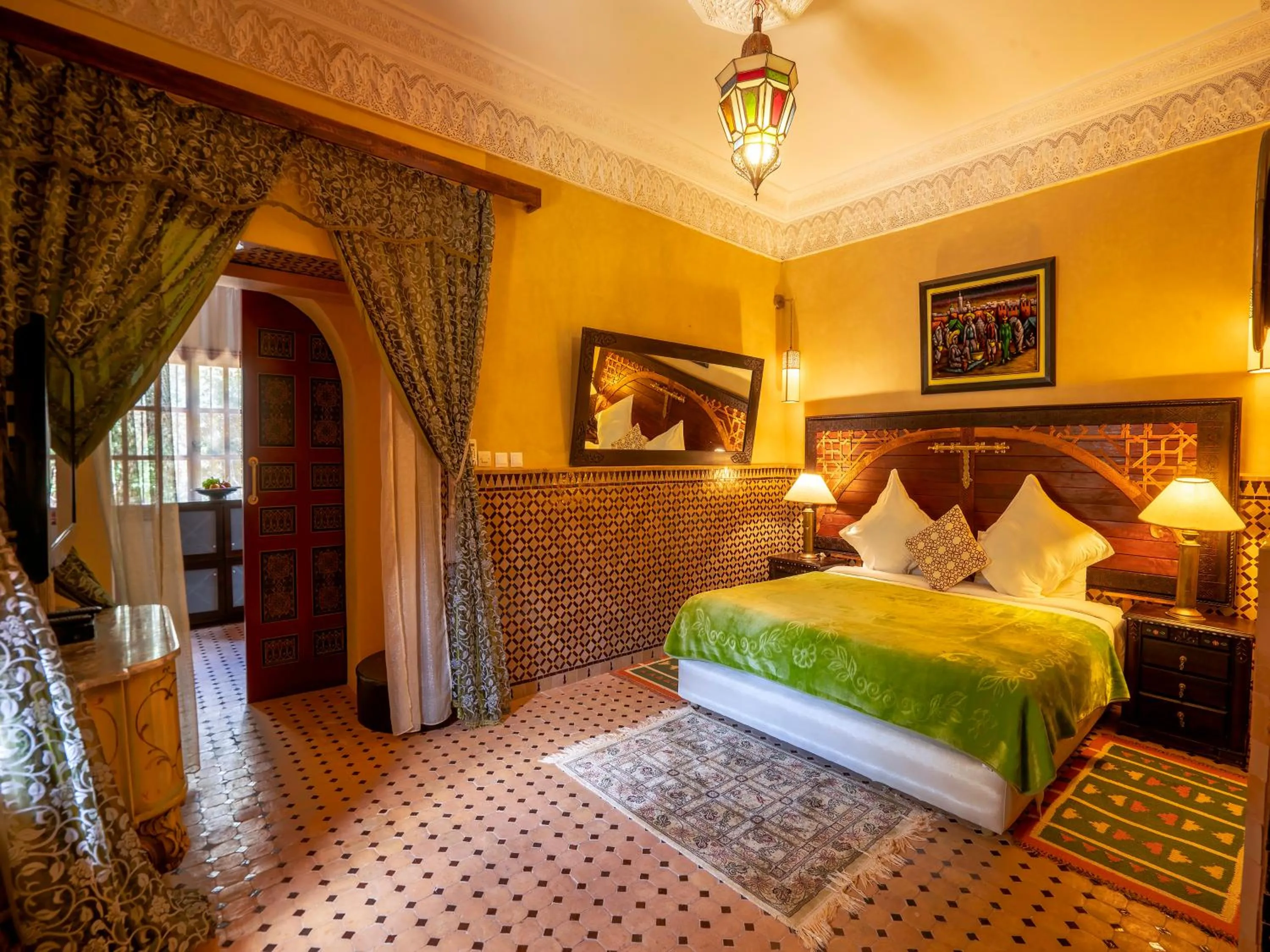 Photo of the whole room, Bed in Clé De Sol Riad & SPA