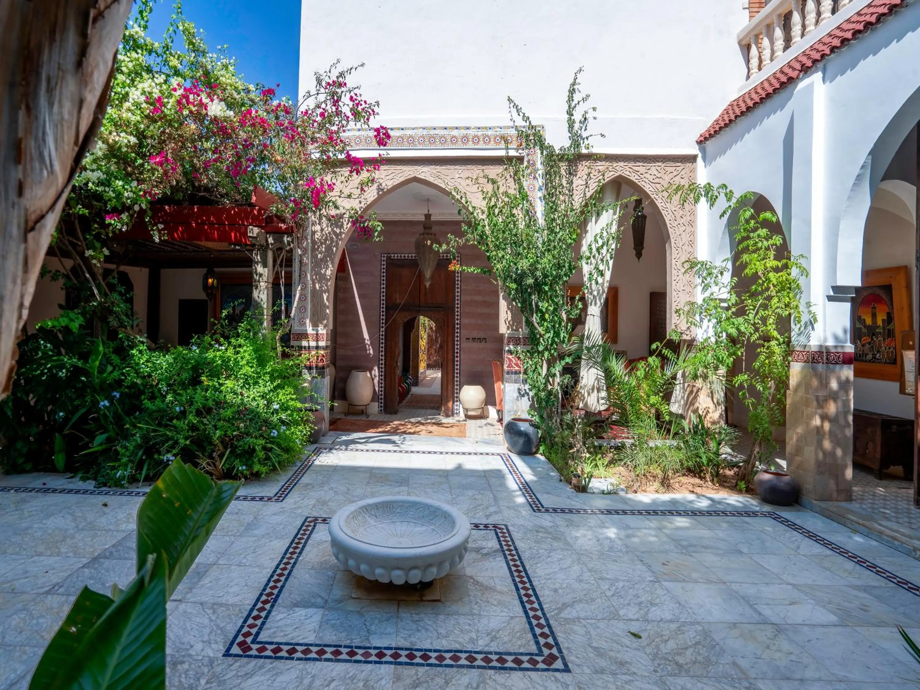 Patio in Clé De Sol Riad & SPA