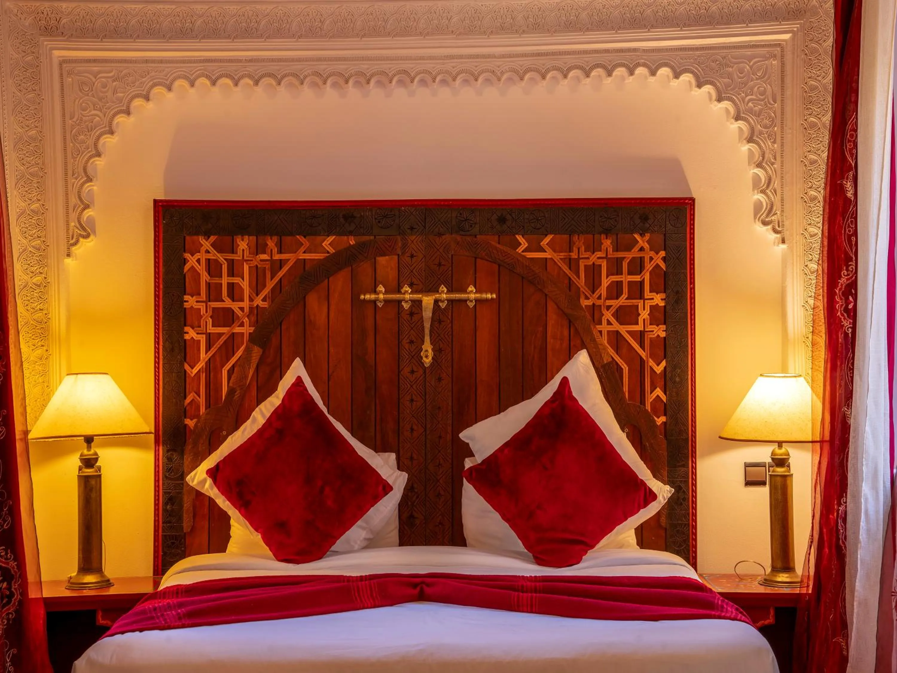 Bed in Clé De Sol Riad & SPA