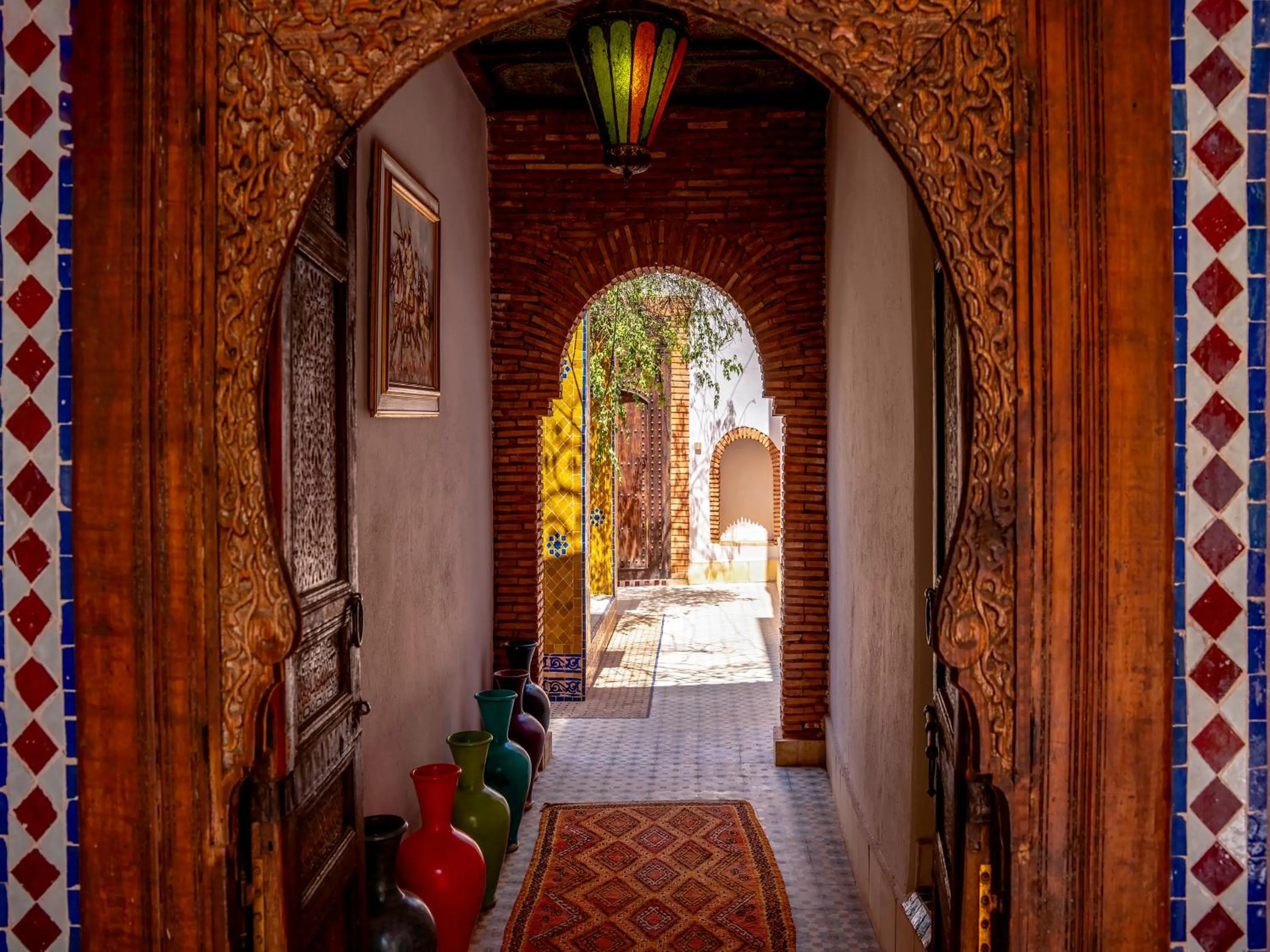 Patio in Clé De Sol Riad & SPA