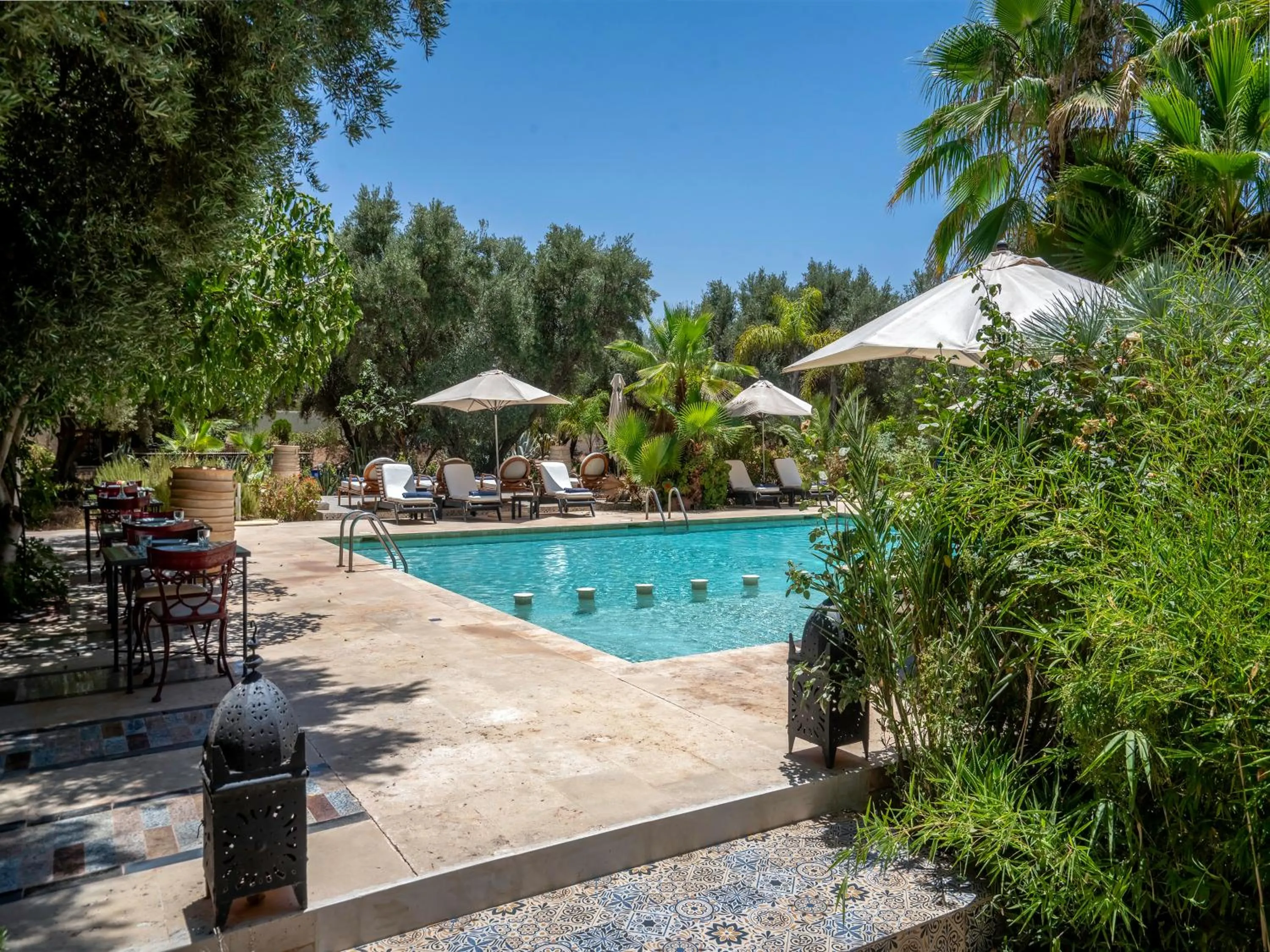 Patio in Clé De Sol Riad & SPA