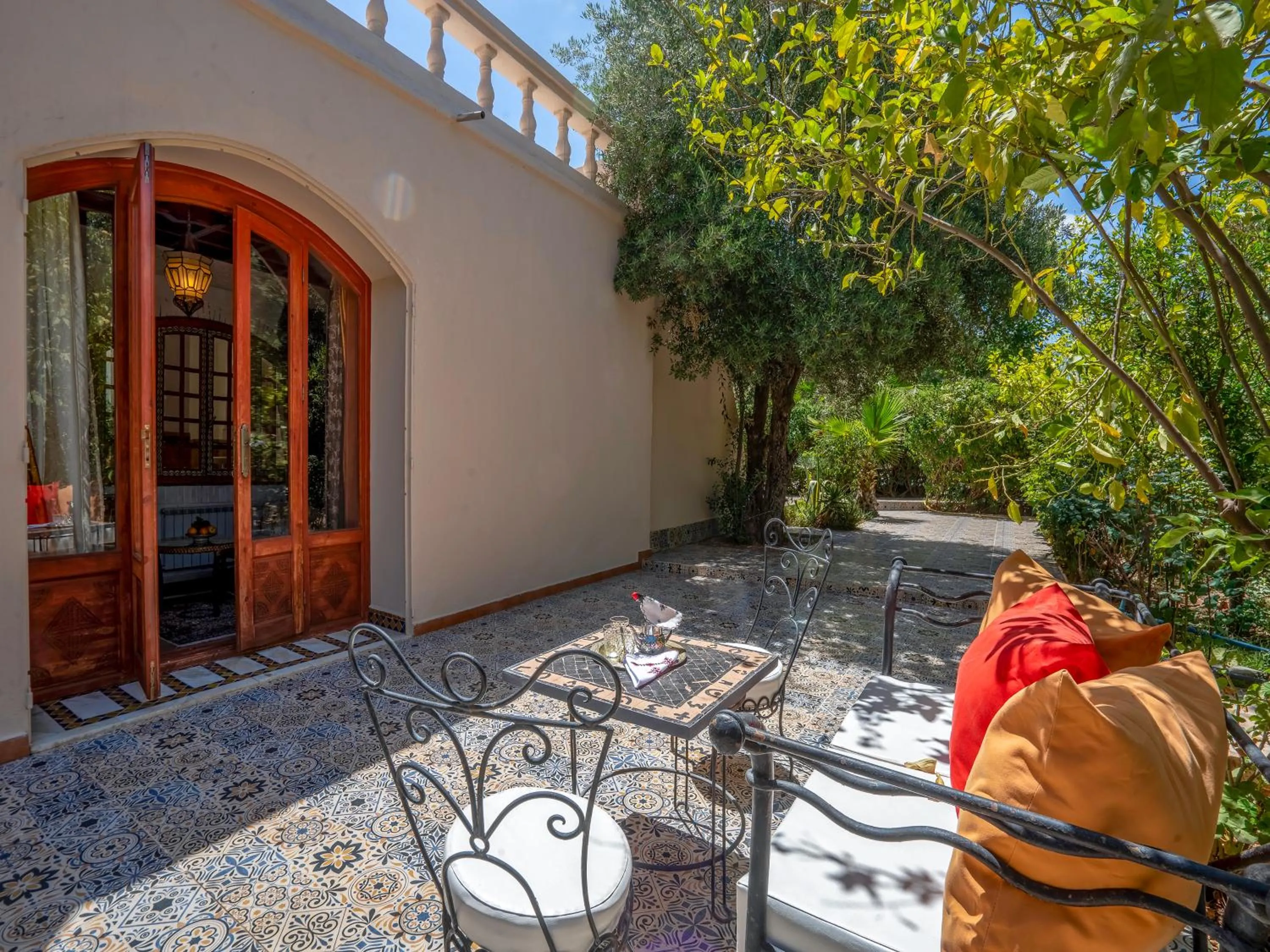 Patio in Clé De Sol Riad & SPA