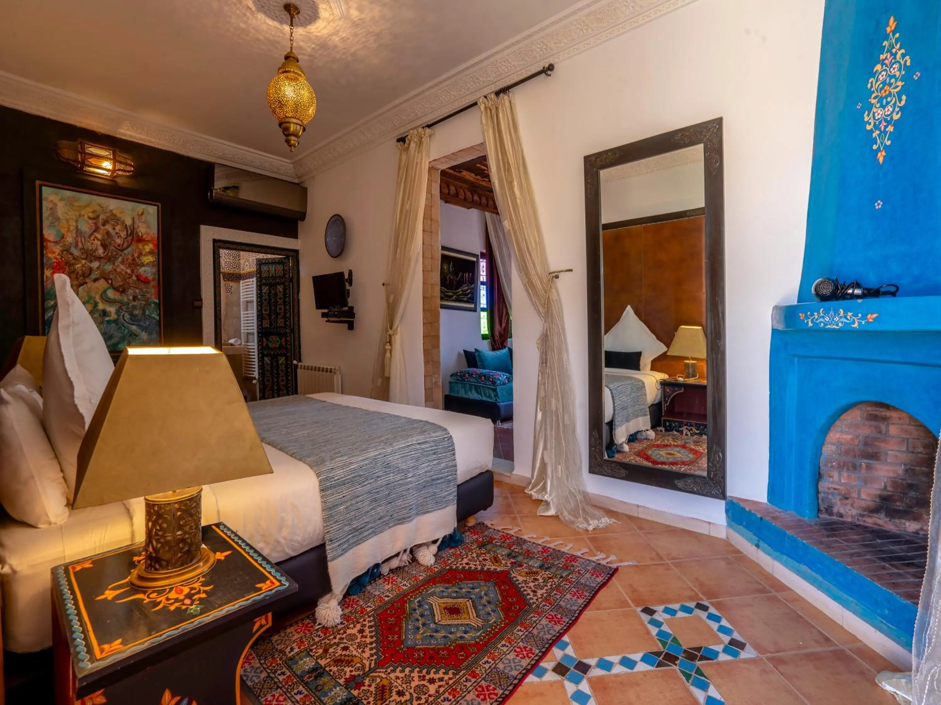 Bedroom in Clé De Sol Riad & SPA