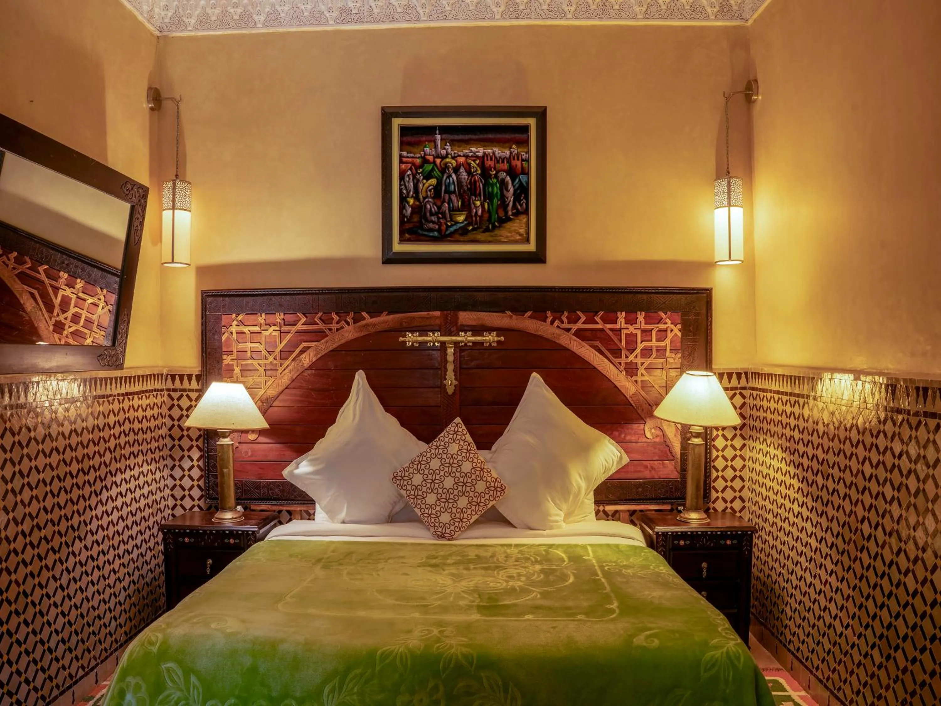 Bedroom, Bed in Clé De Sol Riad & SPA