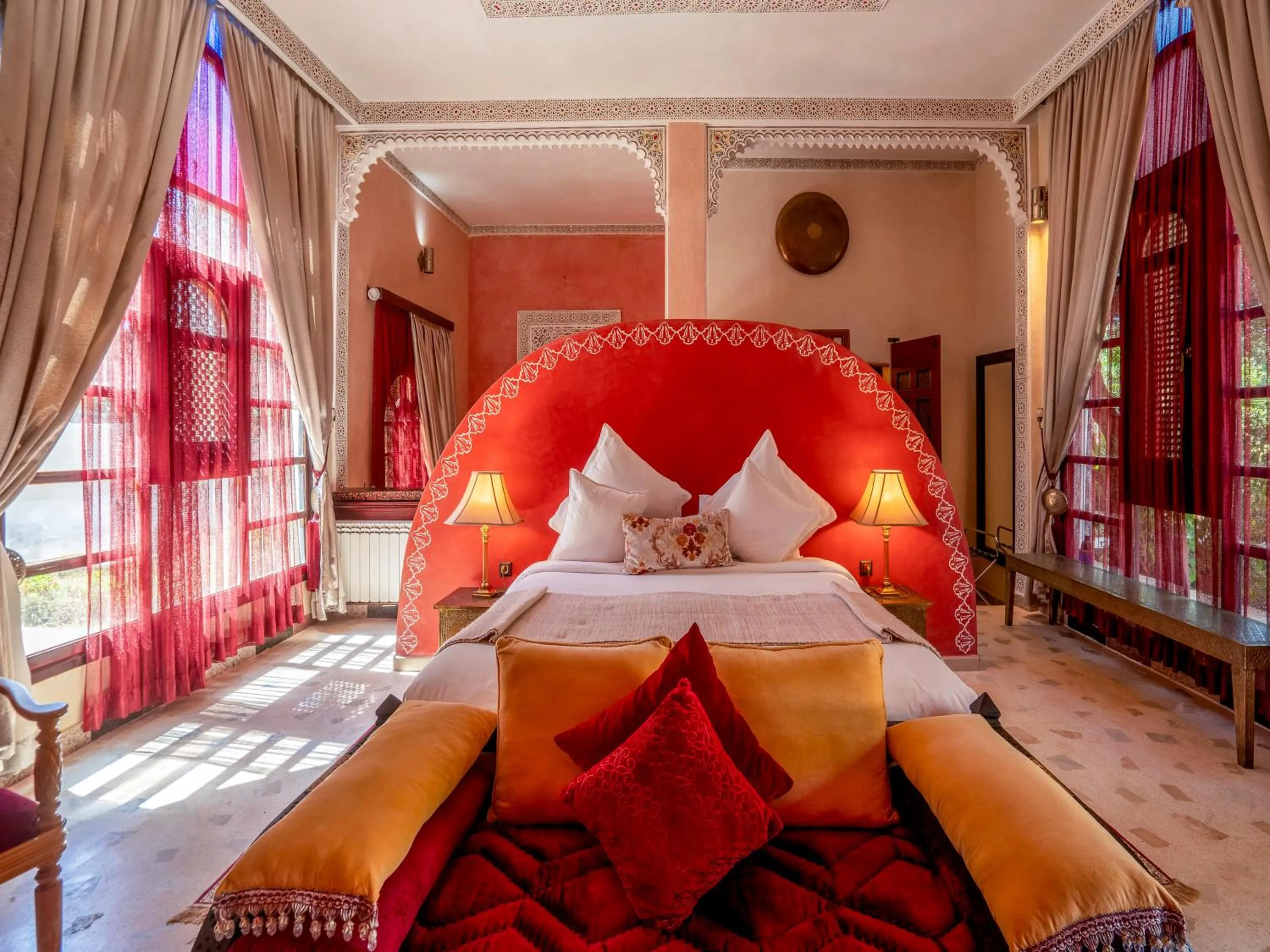 Bed in Clé De Sol Riad & SPA