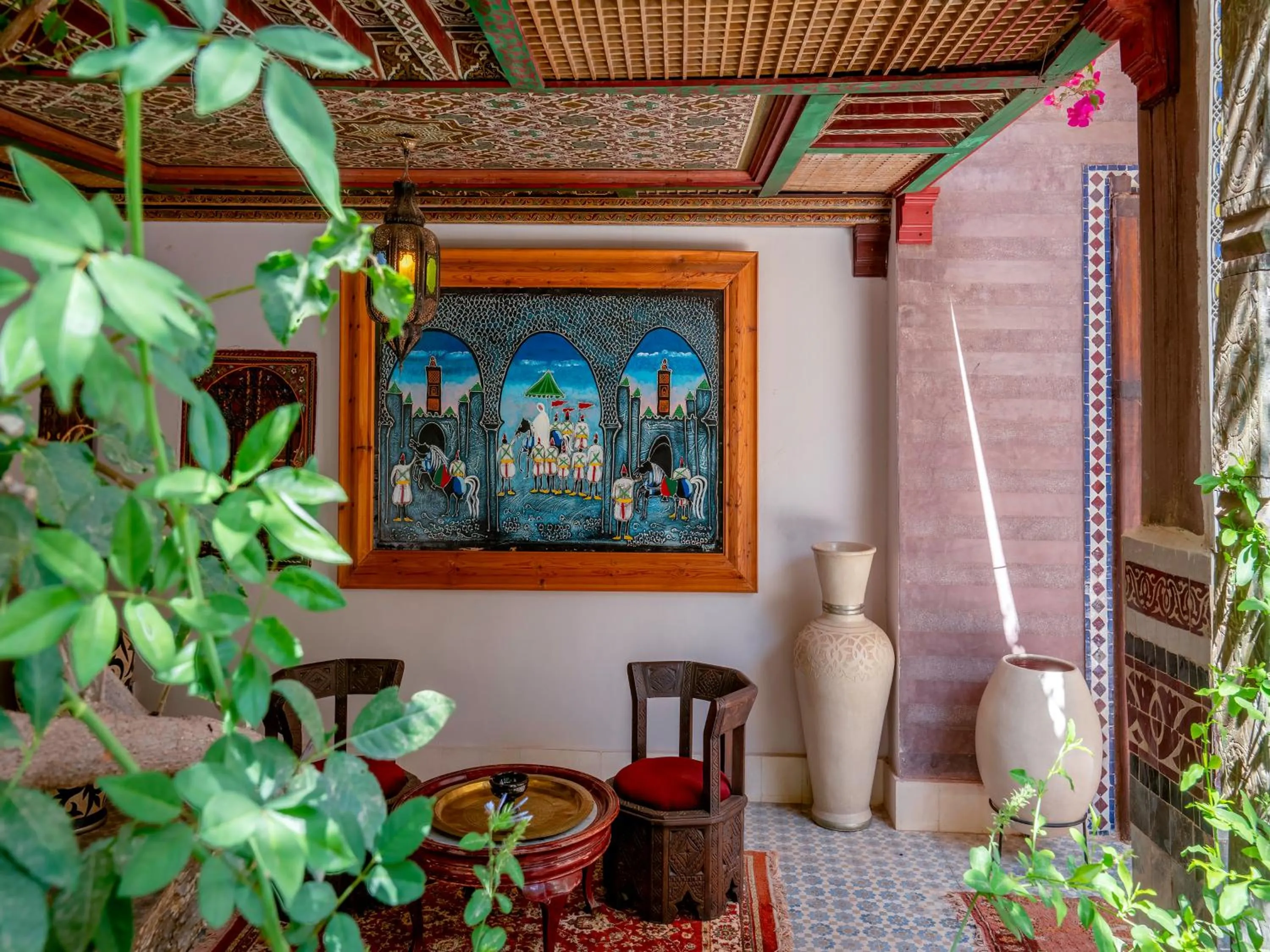 Decorative detail in Clé De Sol Riad & SPA