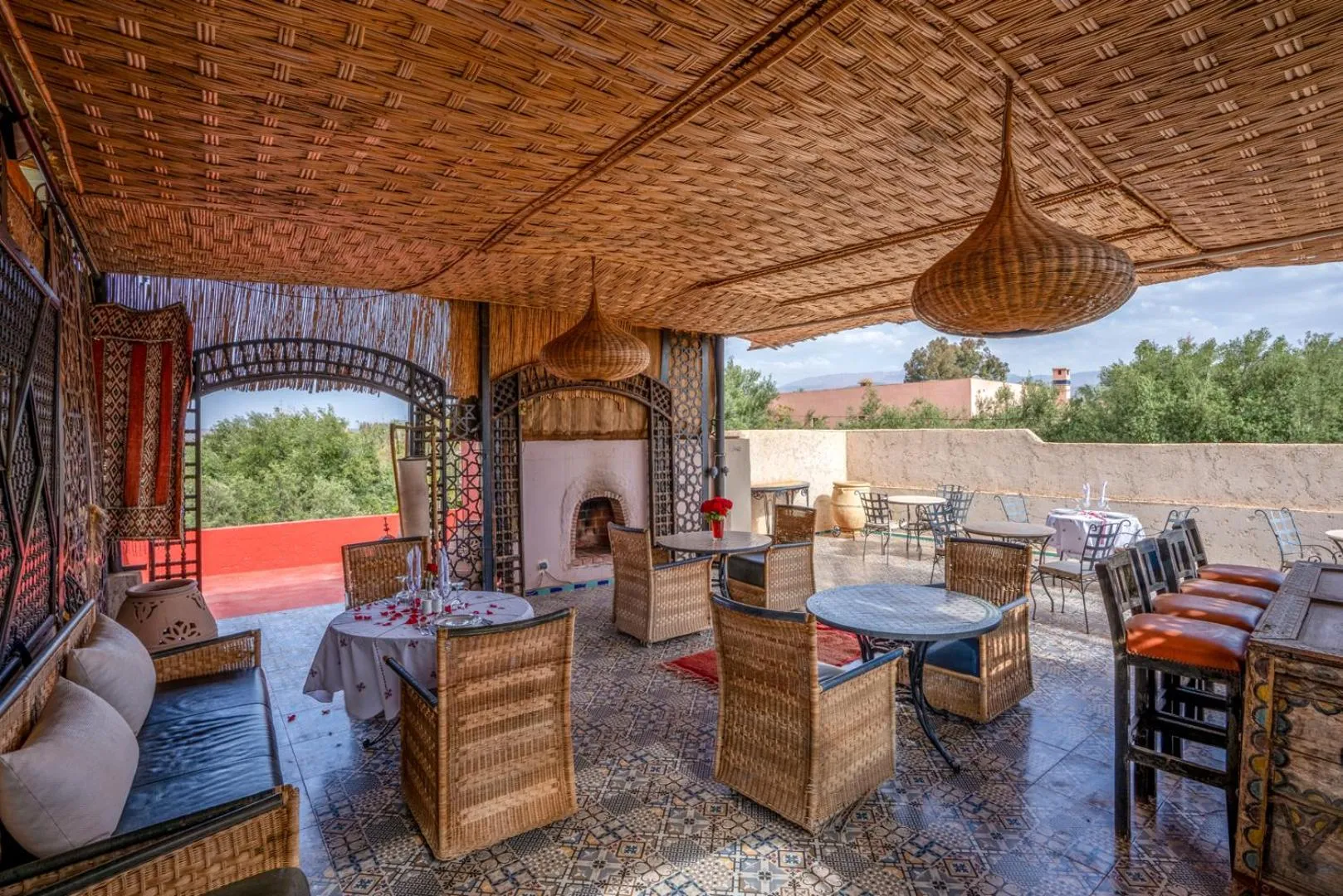 Balcony/Terrace in Clé De Sol Riad & SPA