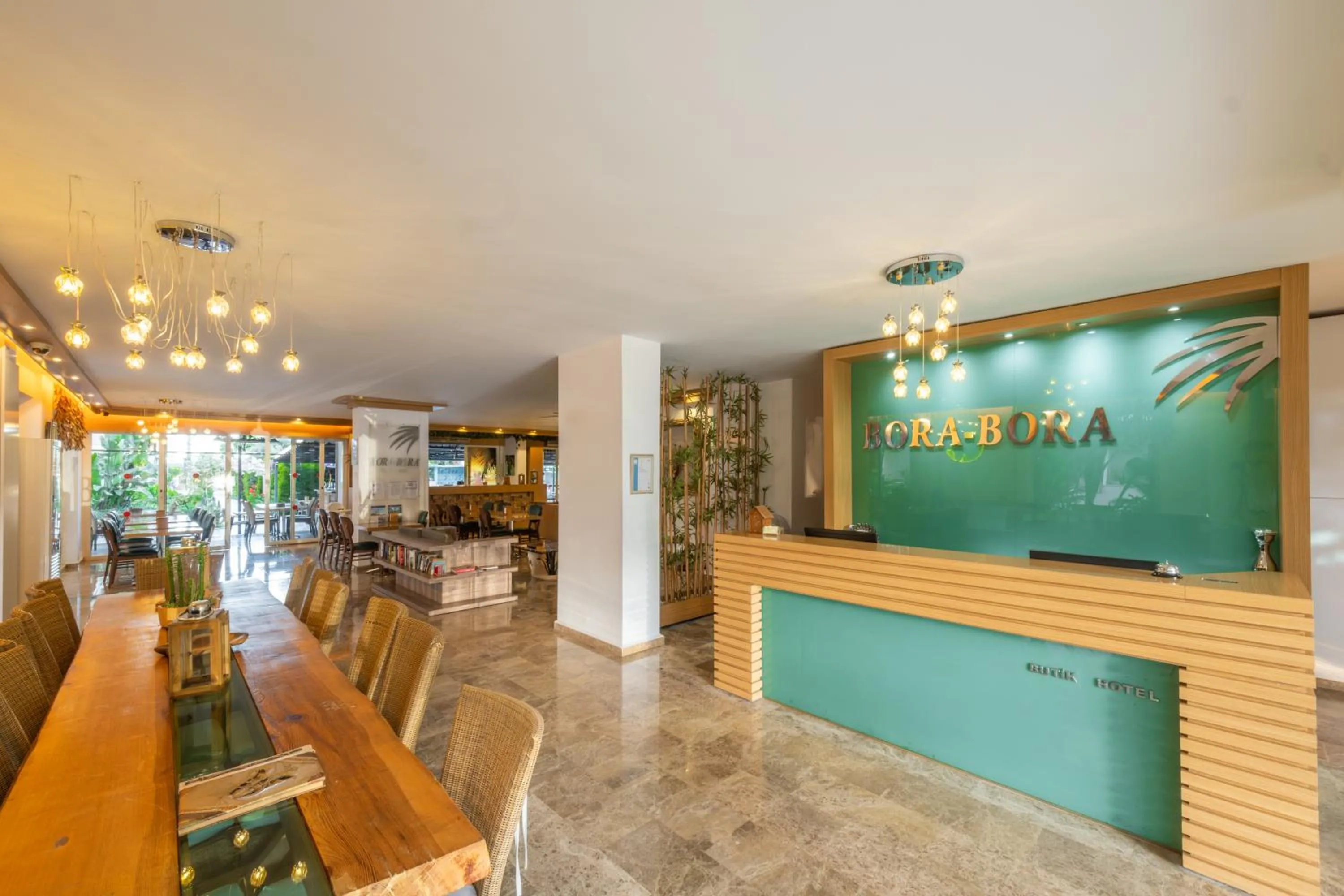 Lobby or reception in Bora Bora Butik Hotel