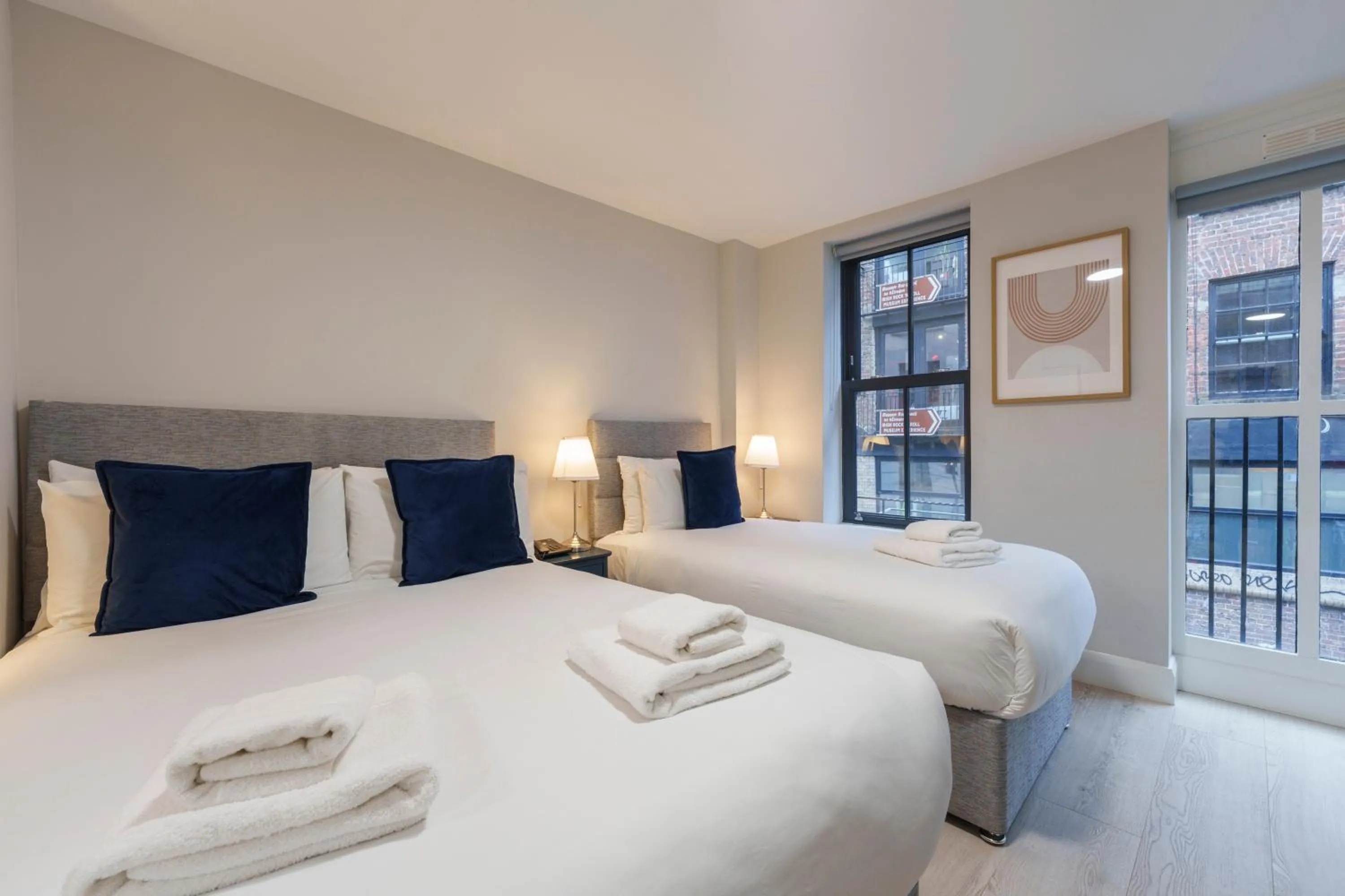 Bed in The Temple Bar Lane