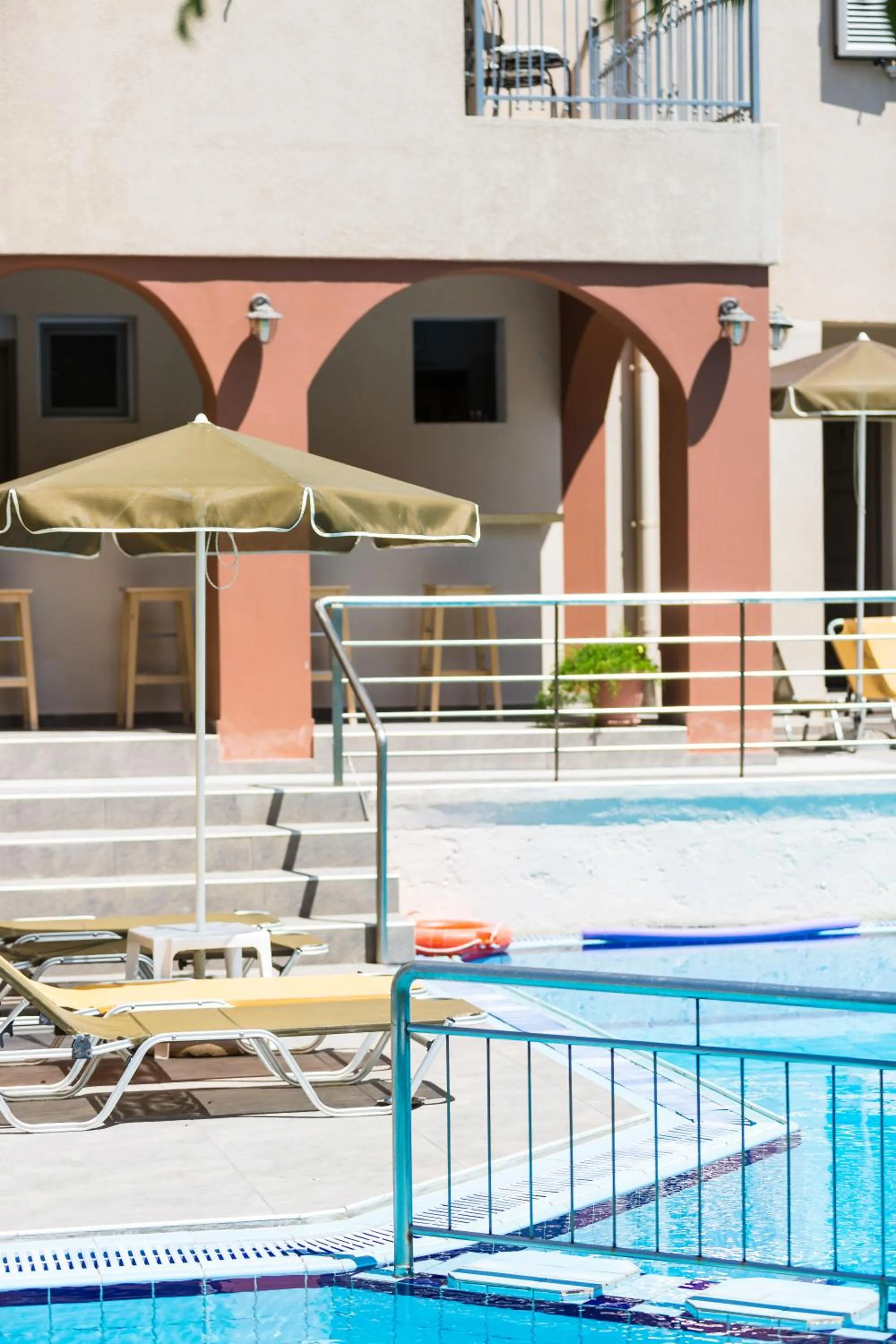 Swimming pool in Philoxenia Apartments