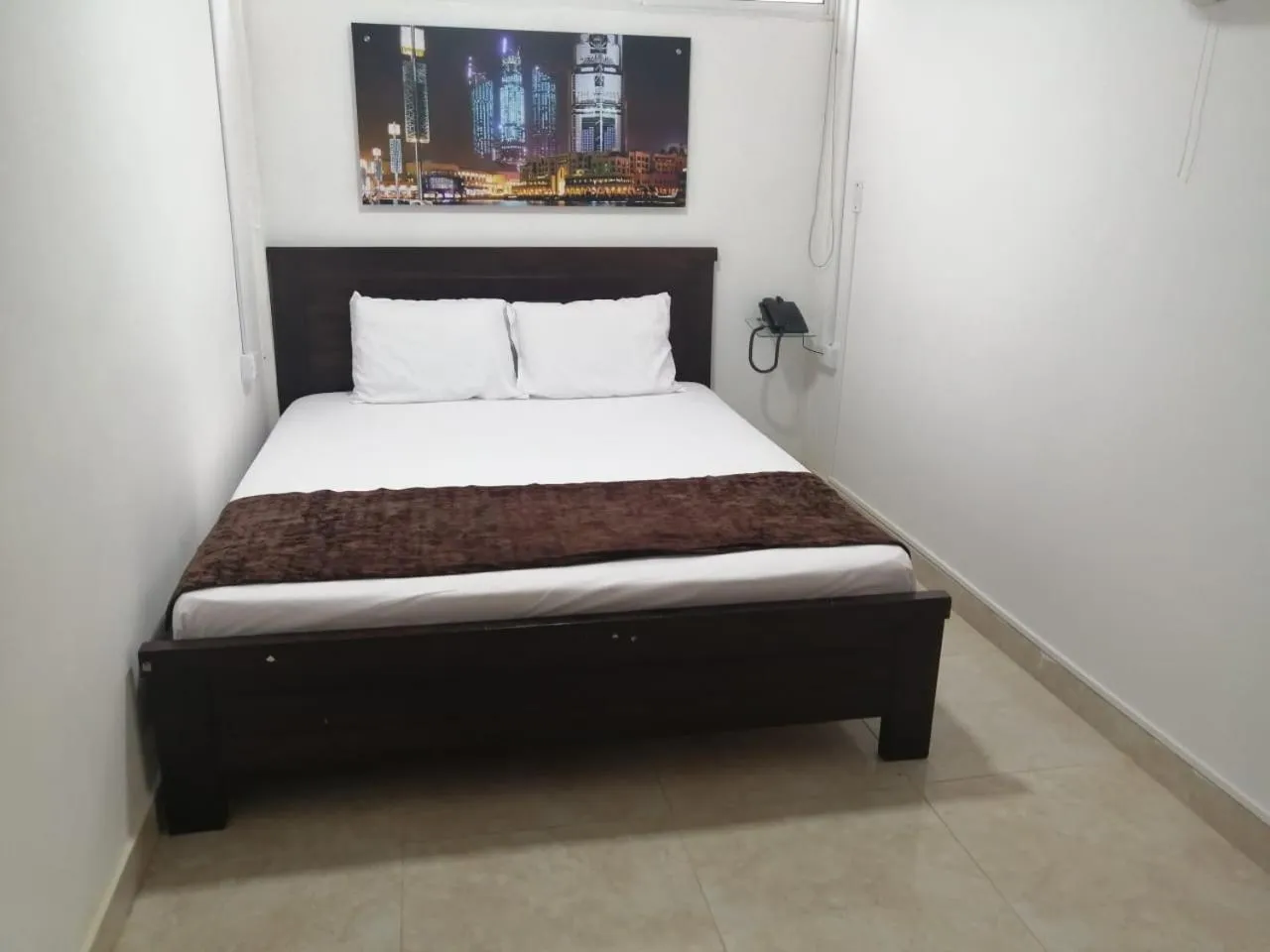 Bed in Hotel Sol del Estadio