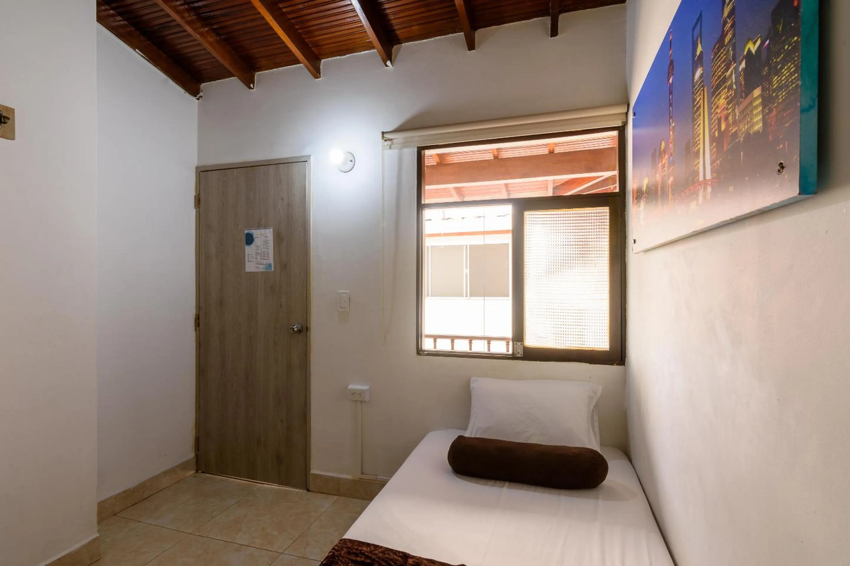 Bed in Hotel Sol del Estadio