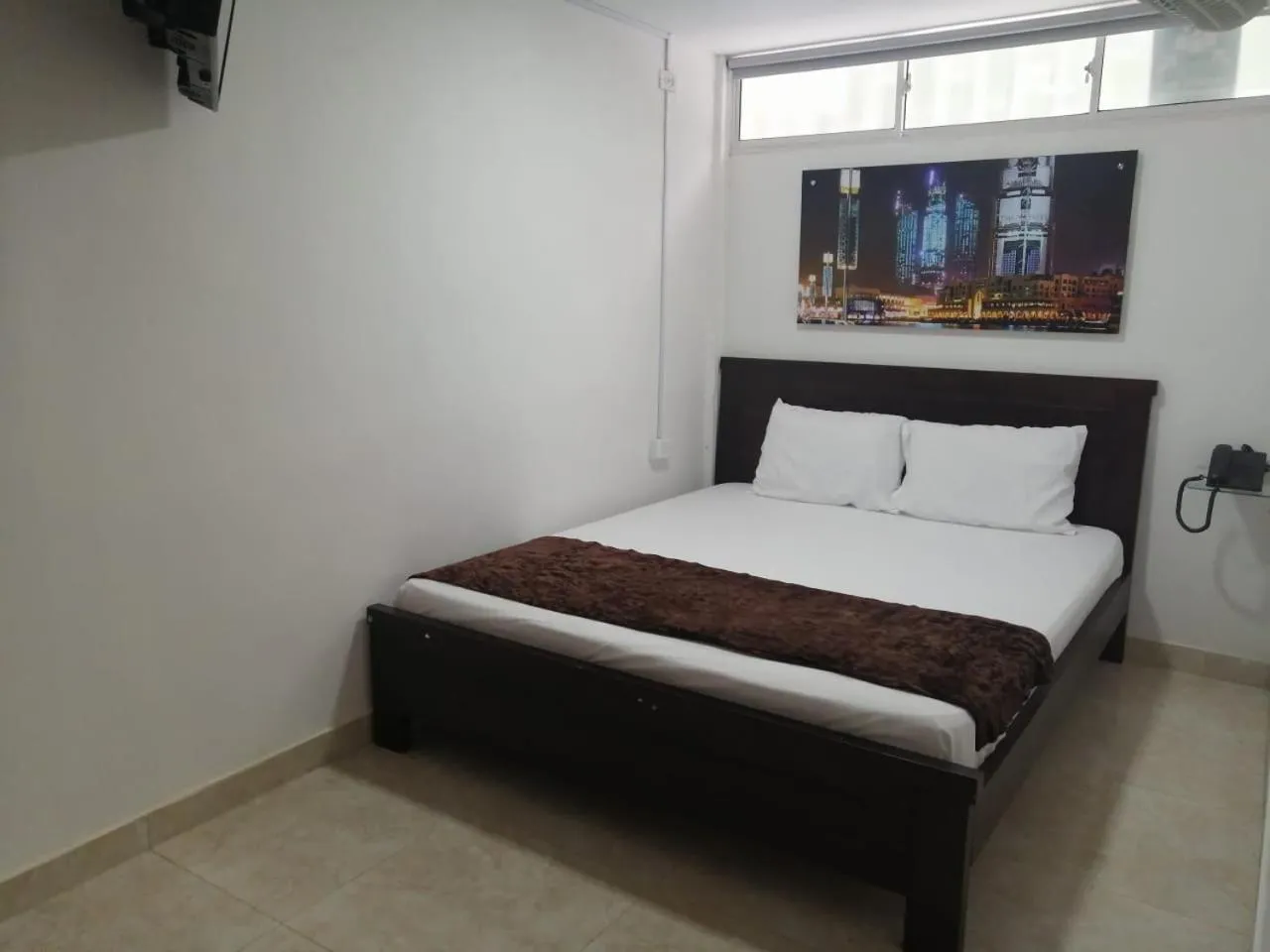 Bed in Hotel Sol del Estadio