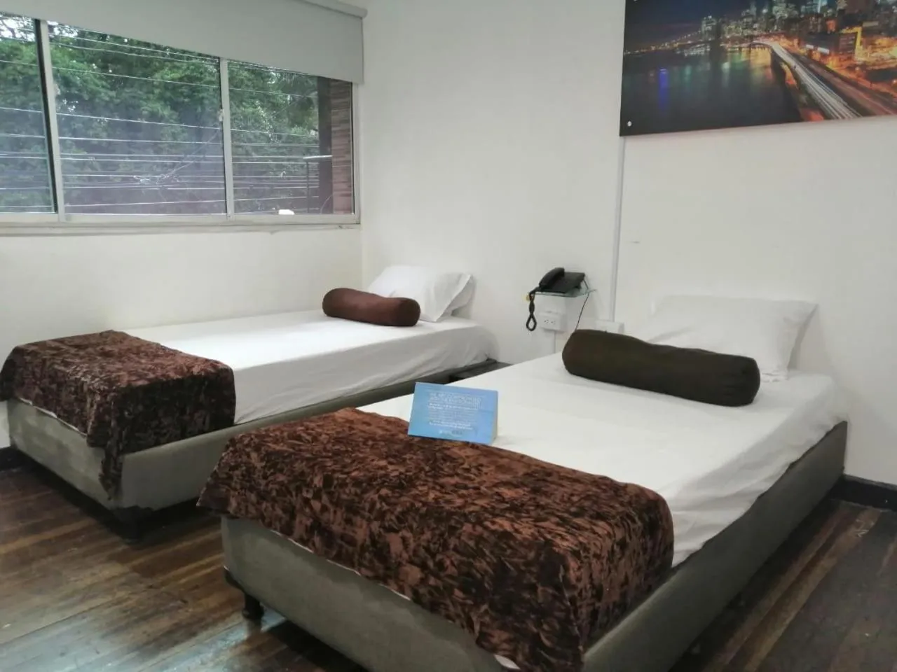 Bed in Hotel Sol del Estadio