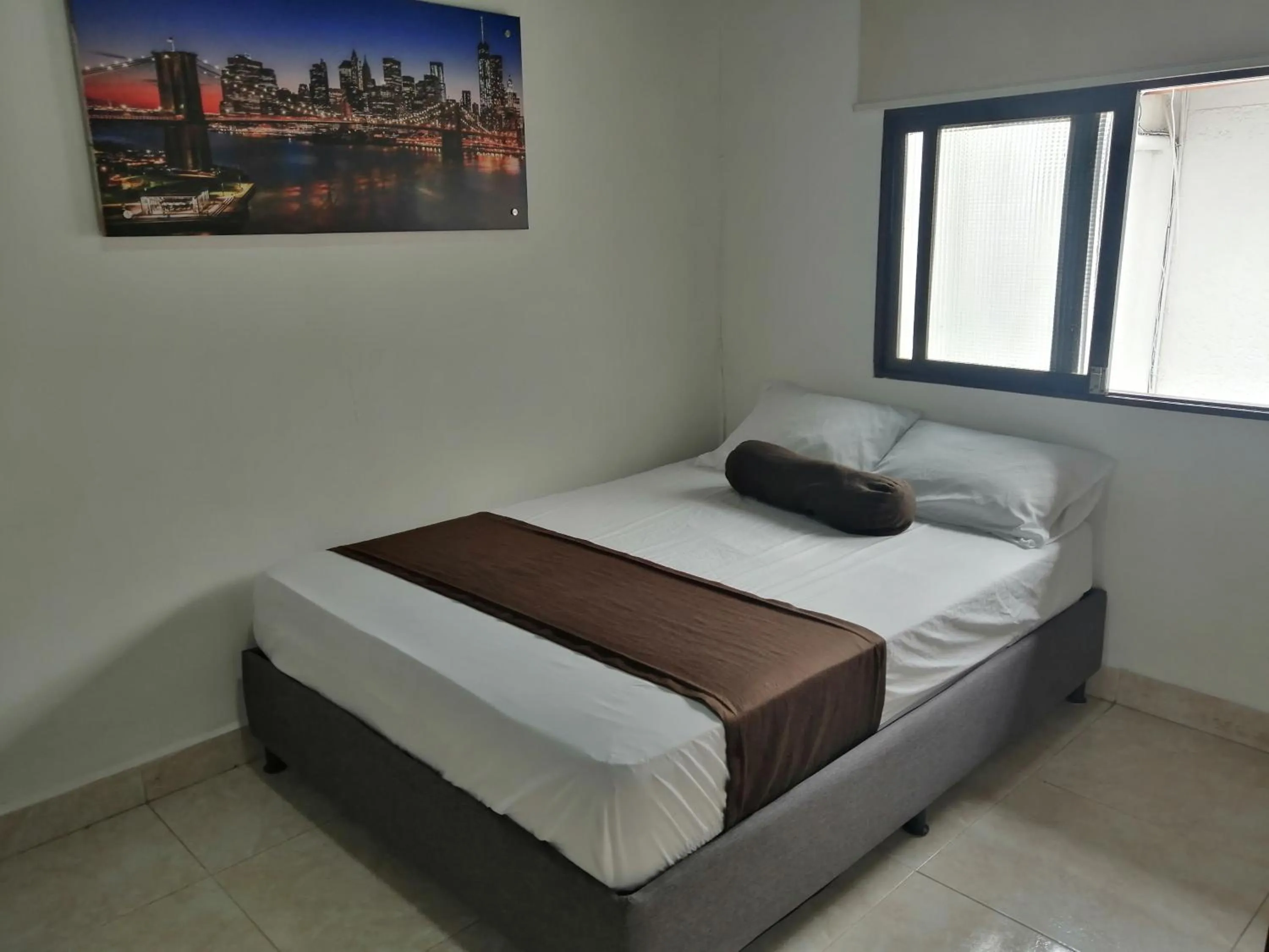 Bed in Hotel Sol del Estadio