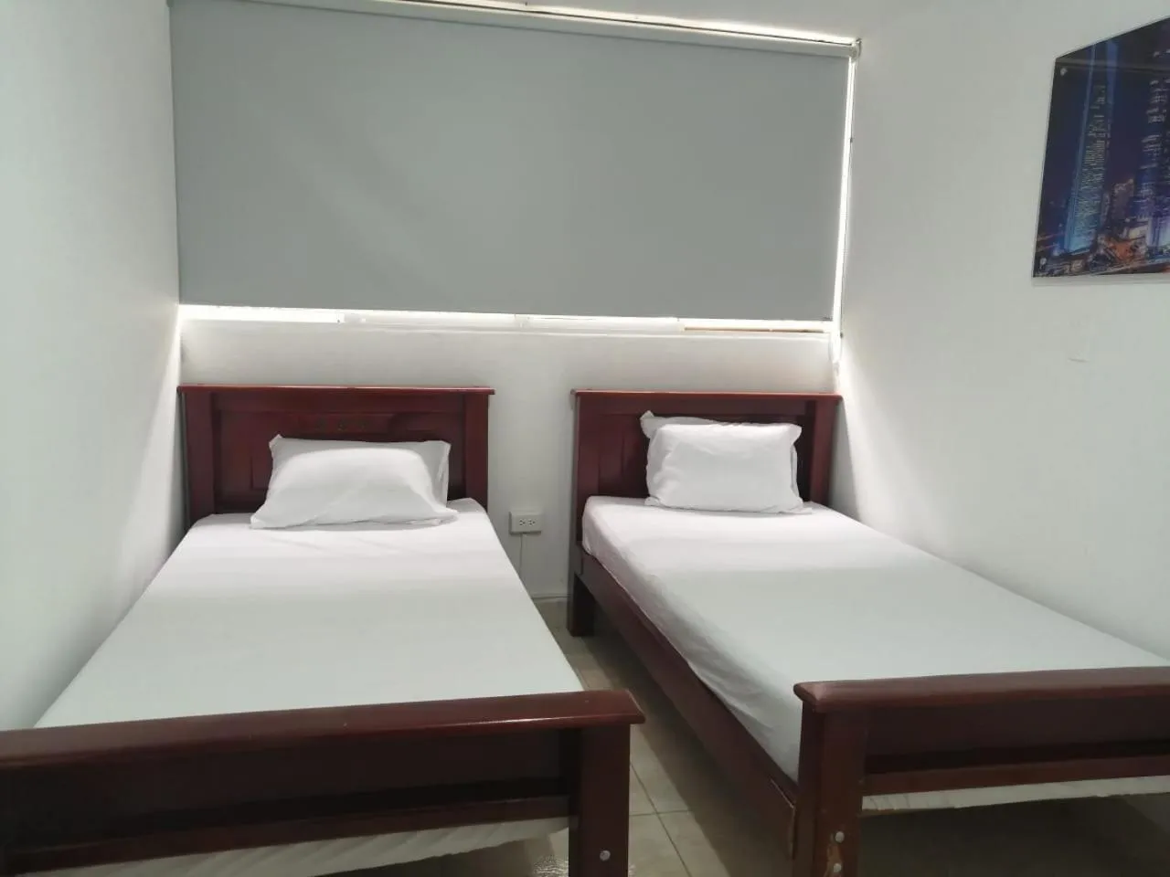 Bed in Hotel Sol del Estadio