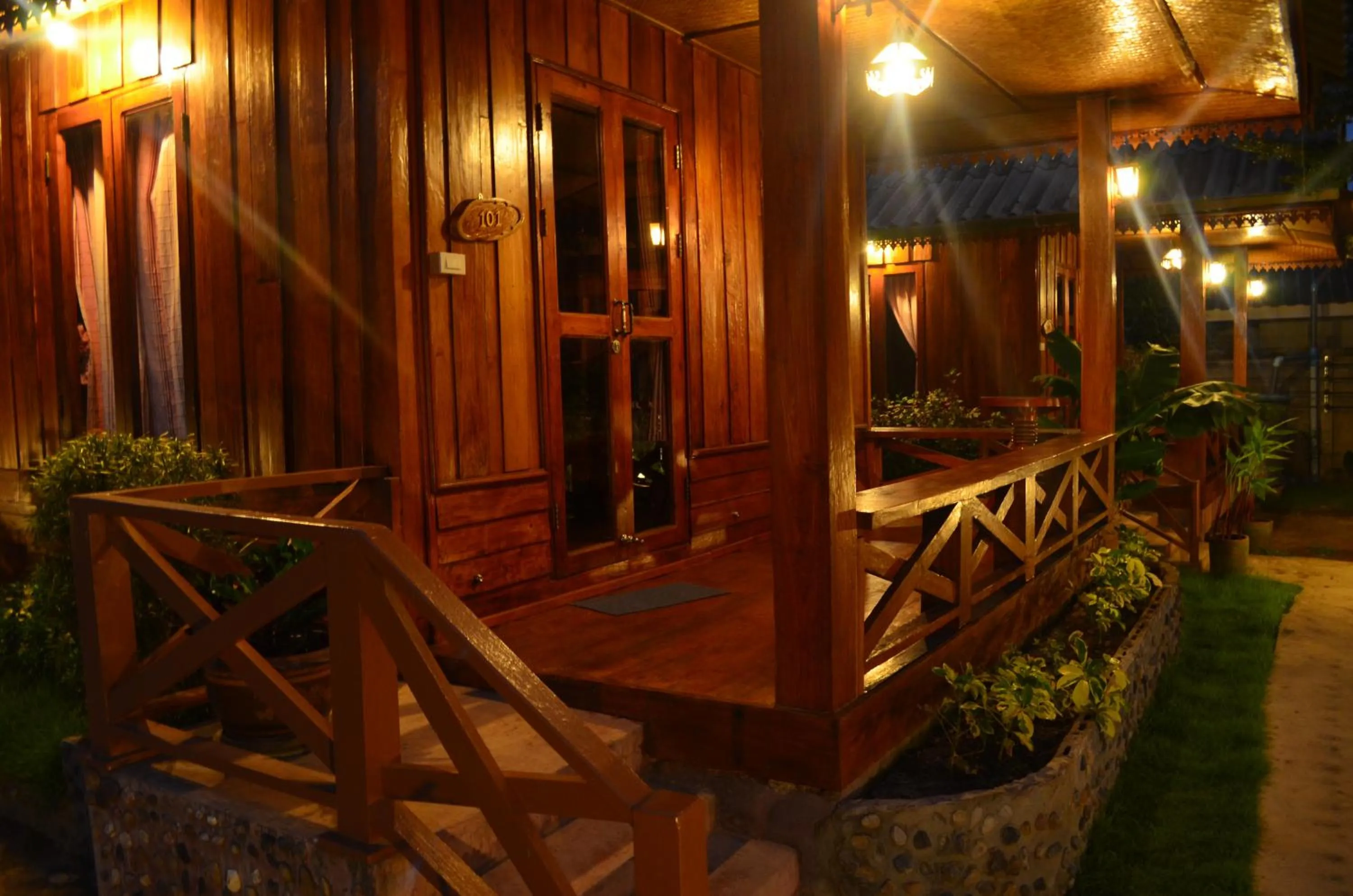 Facade/entrance in Baan Aew Pai