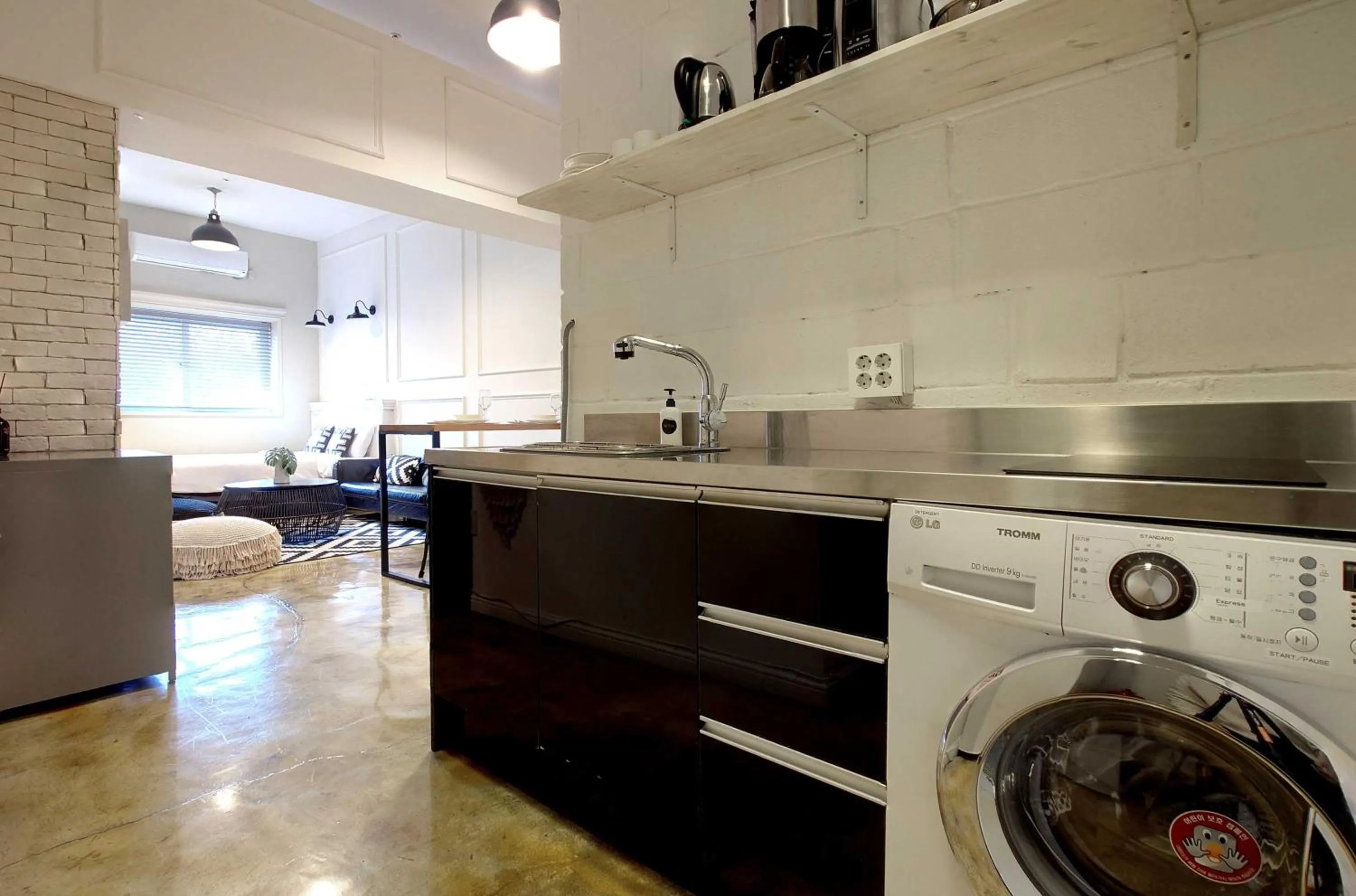 kitchen in Seoul Loft Apartments - SLA 7 Night Minimum