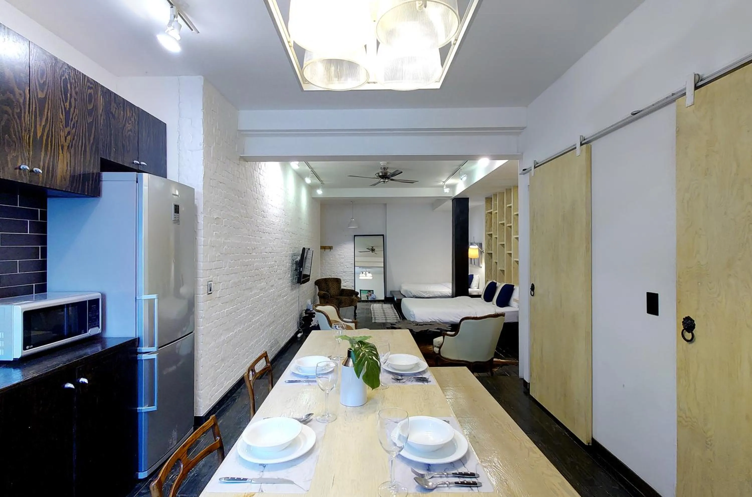 Kitchen or kitchenette in Seoul Loft Apartments - SLA 7 Night Minimum